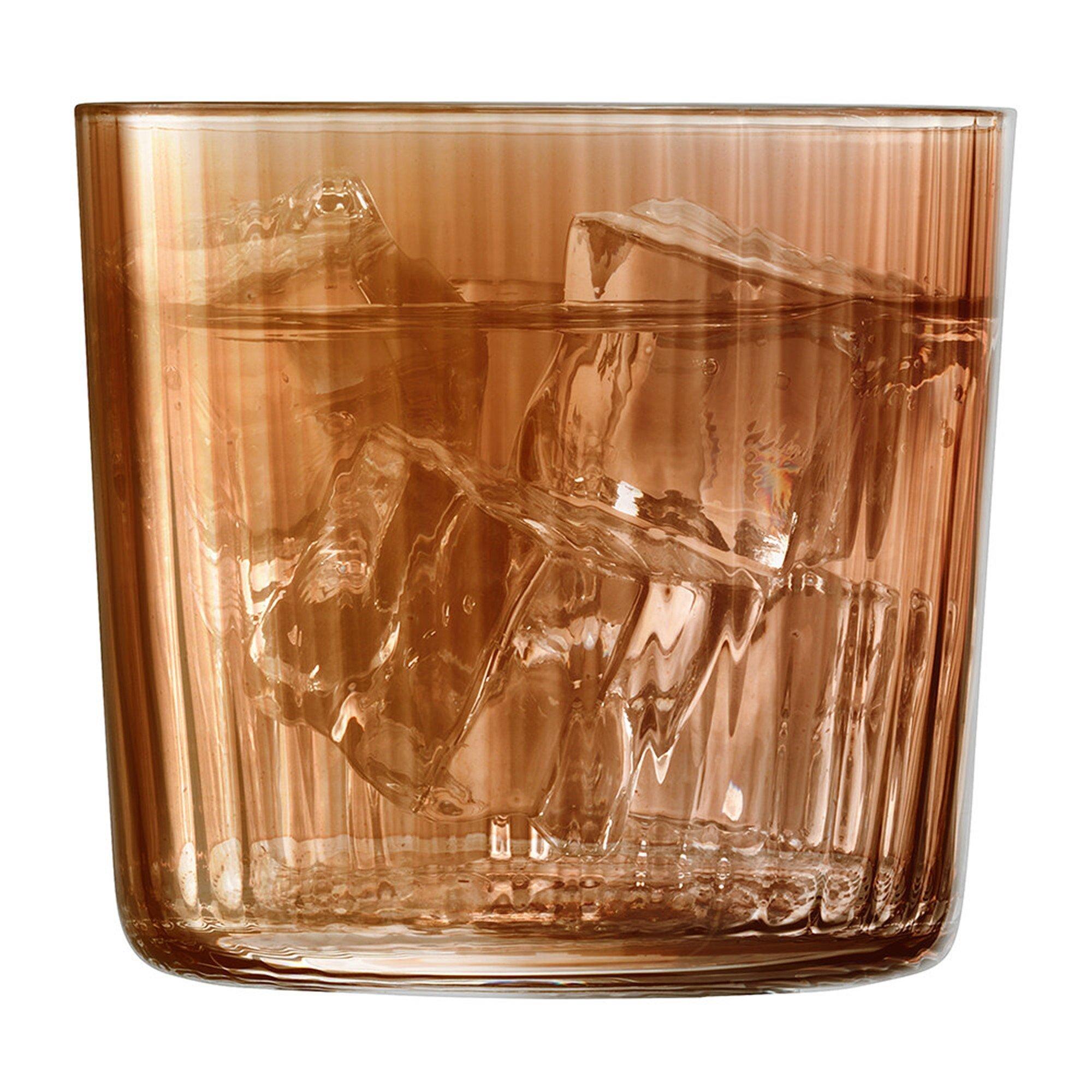 Amber - LSA - Assorted Gems Lowball Tumbler - Set of 4 - 5