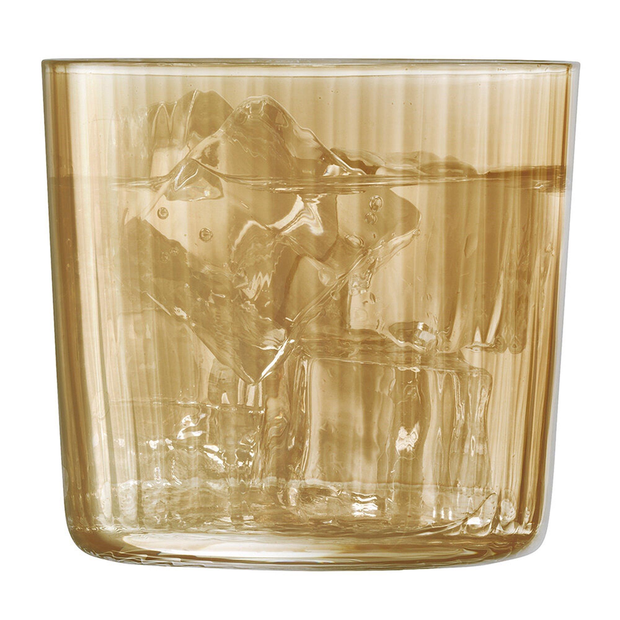 Amber - LSA - Assorted Gems Lowball Tumbler - Set of 4 - 6