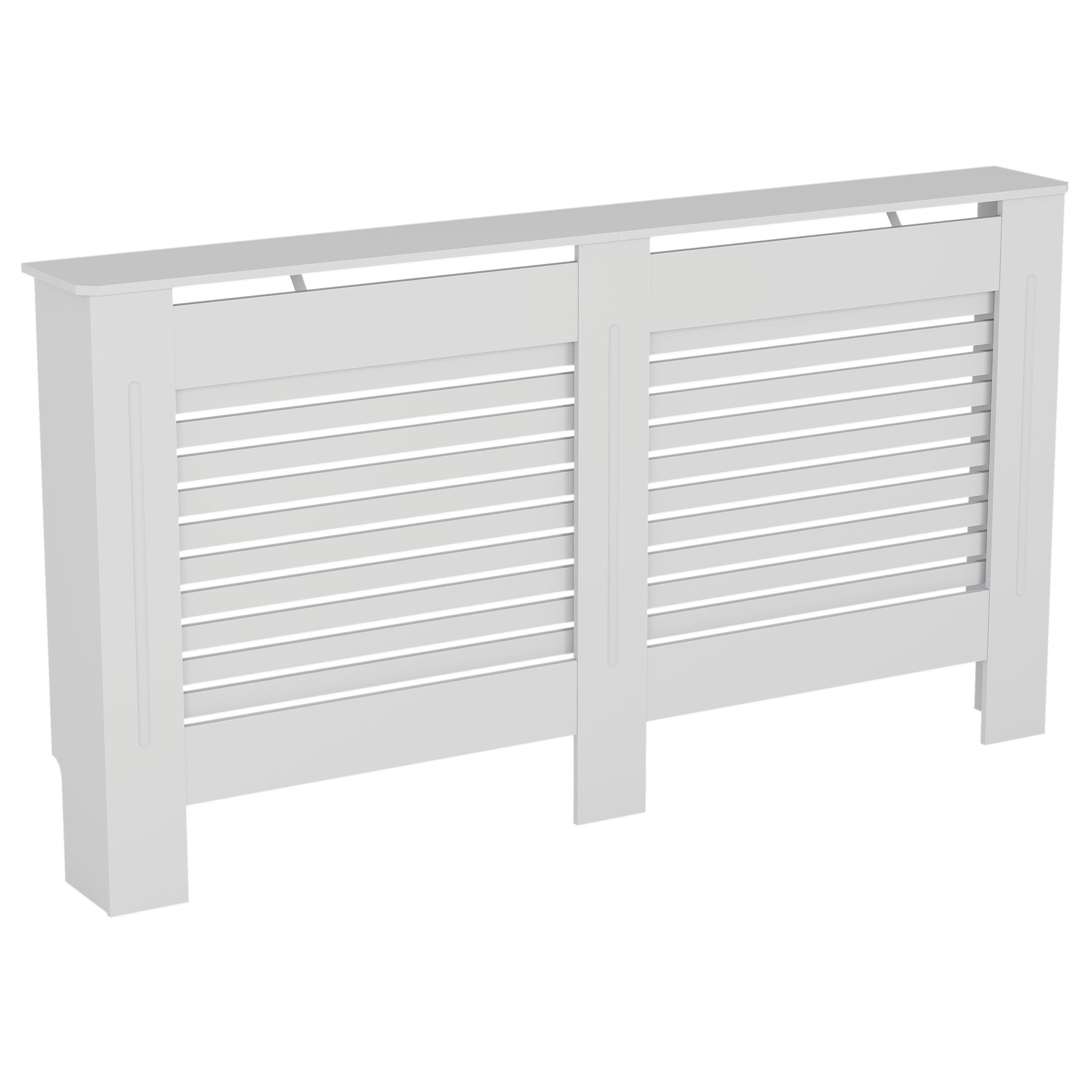 White - Lassic - Vida Designs Milton Radiator Cover, Large - 9