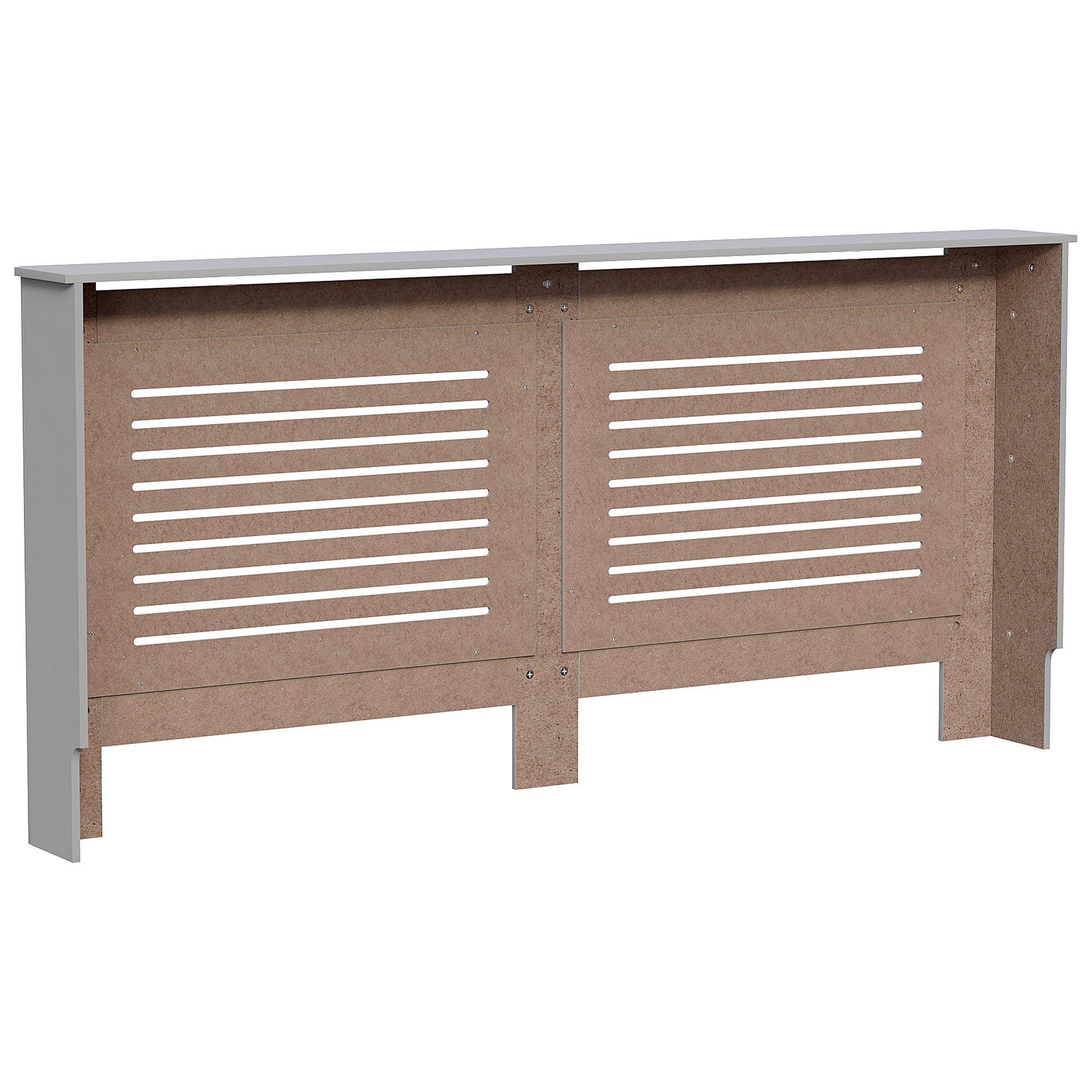 Grey - Lassic - Vida Designs Milton Radiator Cover, Extra Large - 8