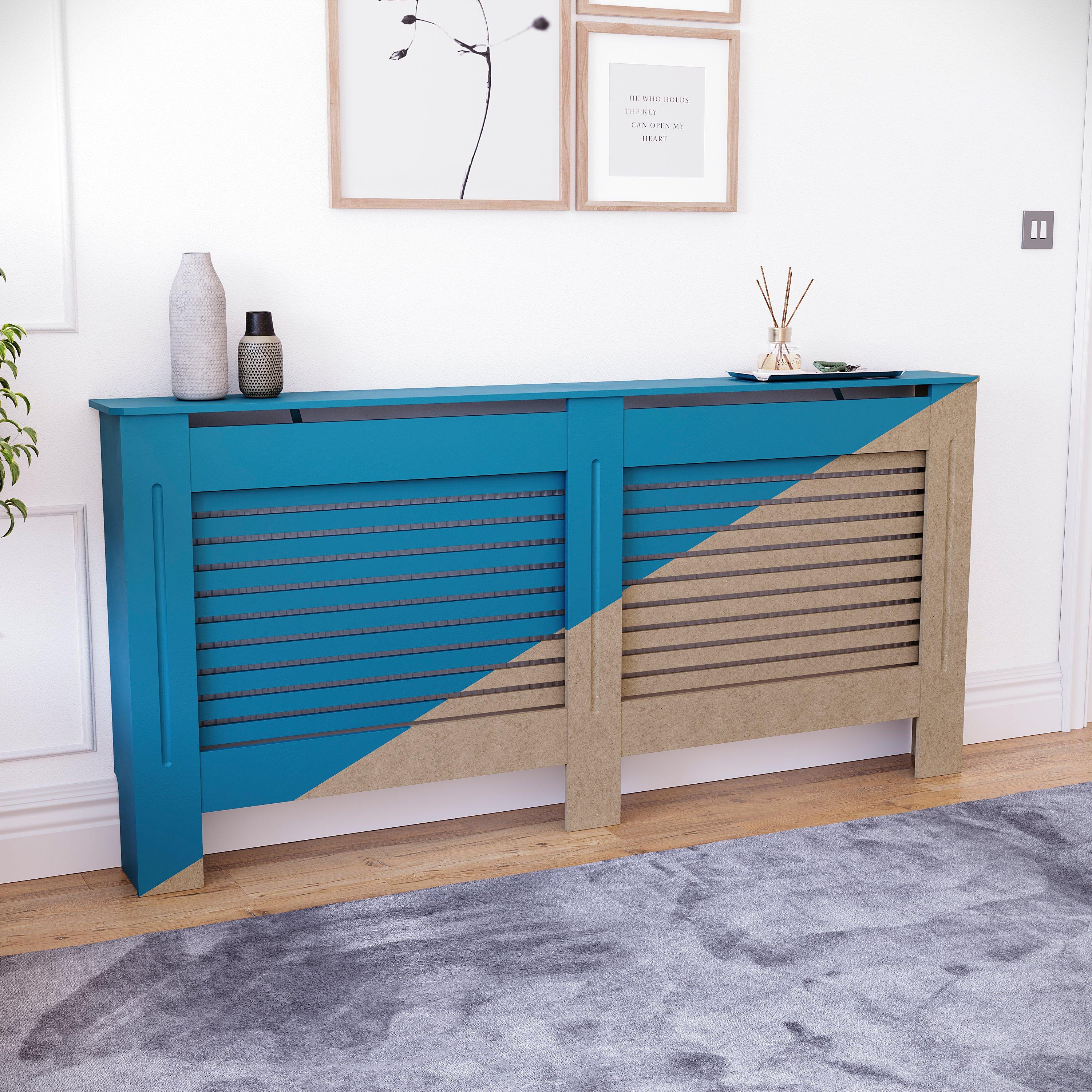 Natural - Lassic - Vida Designs Milton Radiator Cover, Extra Large - 2