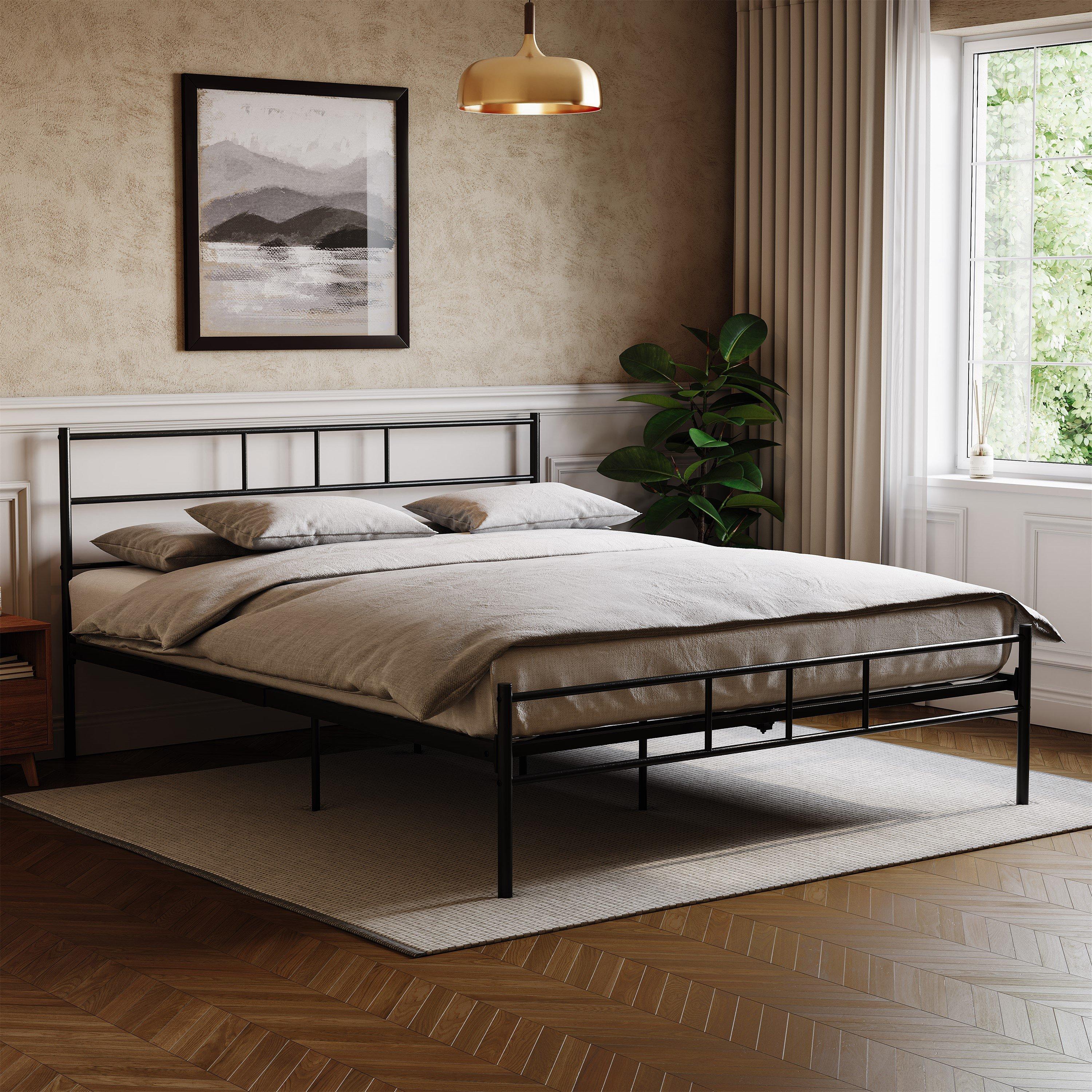Black - Lassic - Vida Designs Dorset Bed 4ft6 Double - 1
