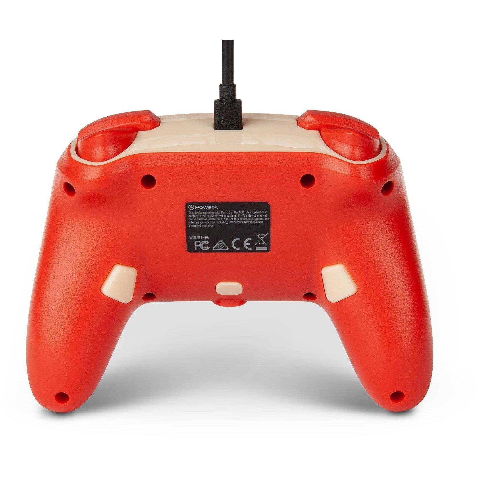 Mario Vintage - PowerA - Switch Enhanced Wired Controller – Mario Vintage - 3