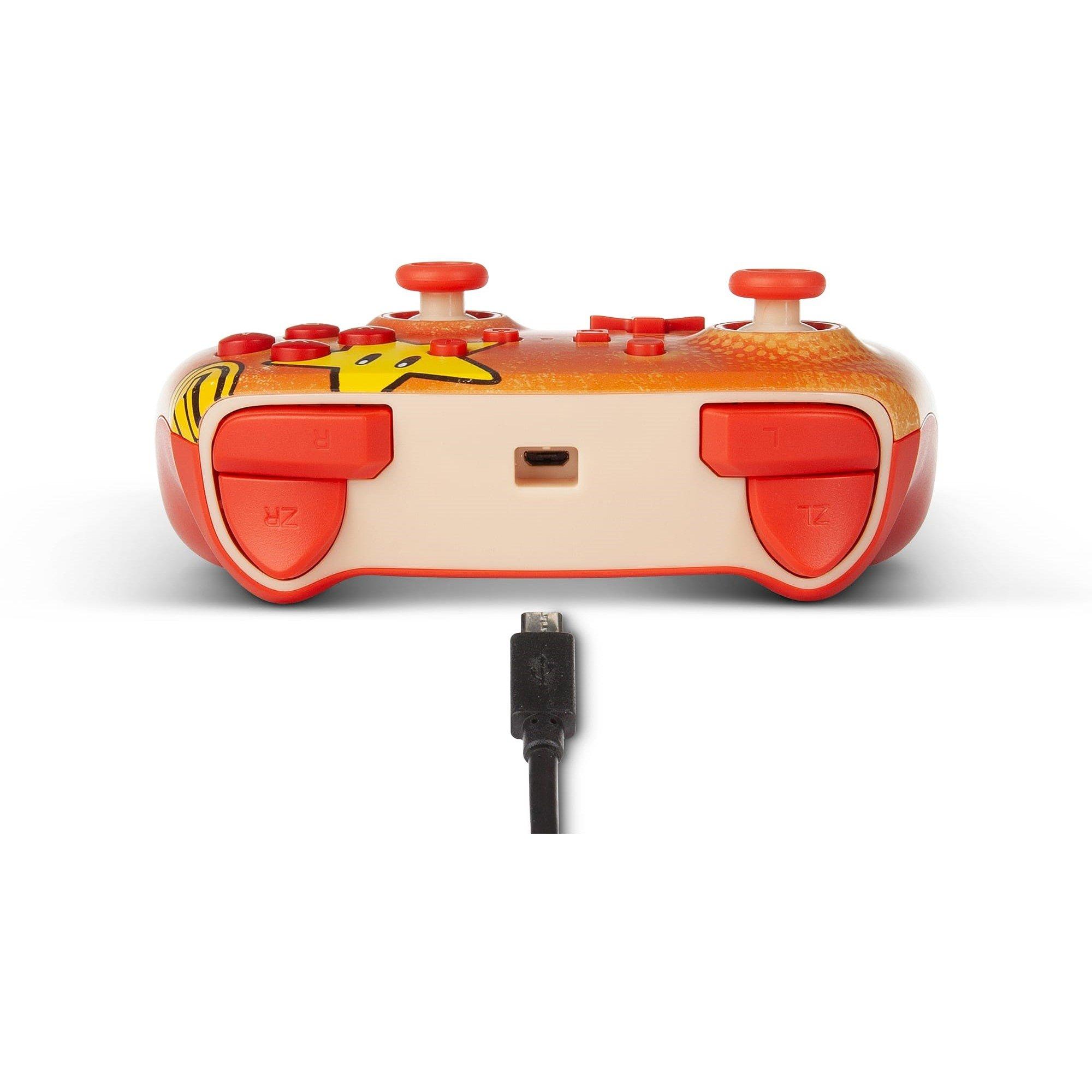 Mario Vintage - PowerA - Switch Enhanced Wired Controller – Mario Vintage - 6