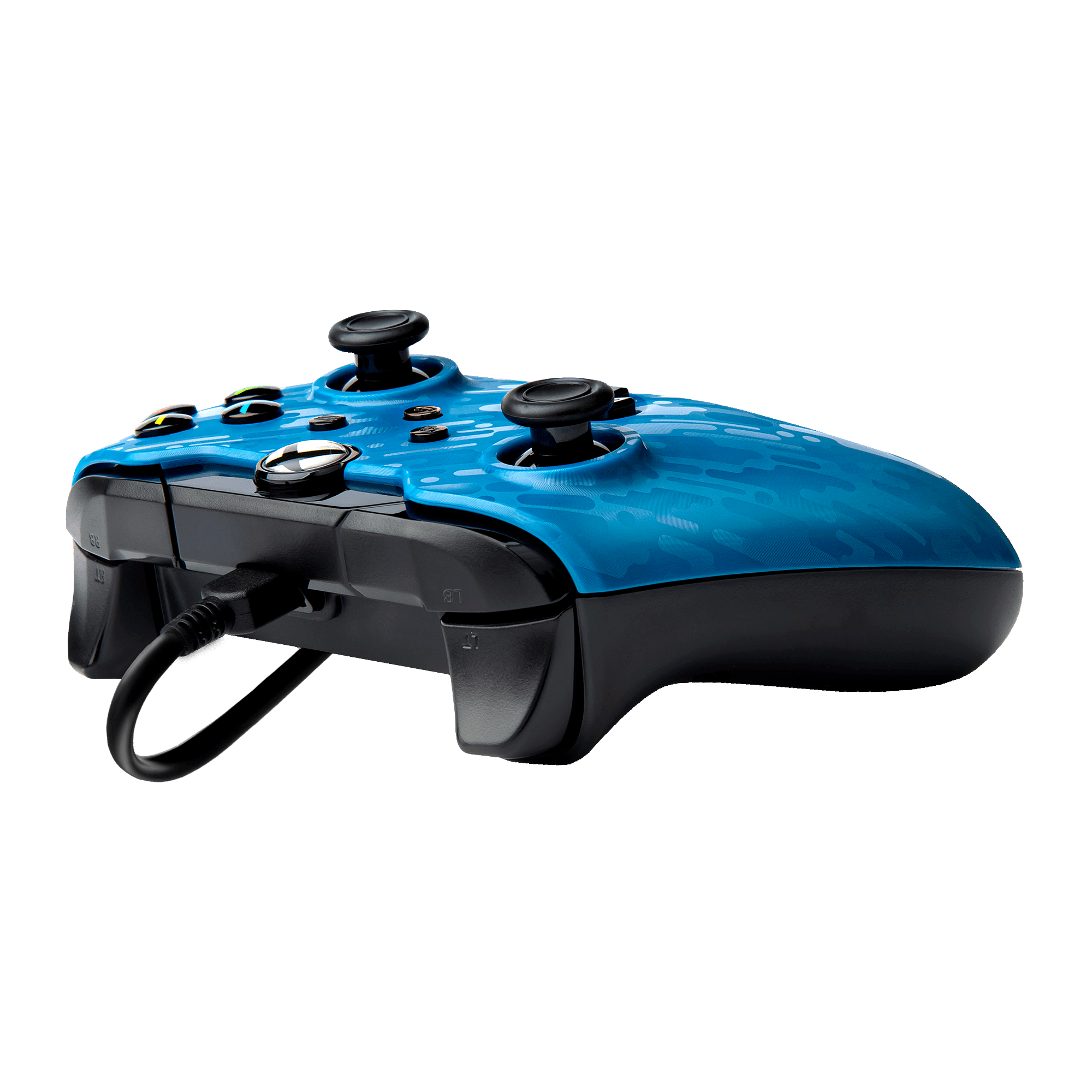 Xbox - PDP - Xbox Wired Controller - Camo Blue - 3
