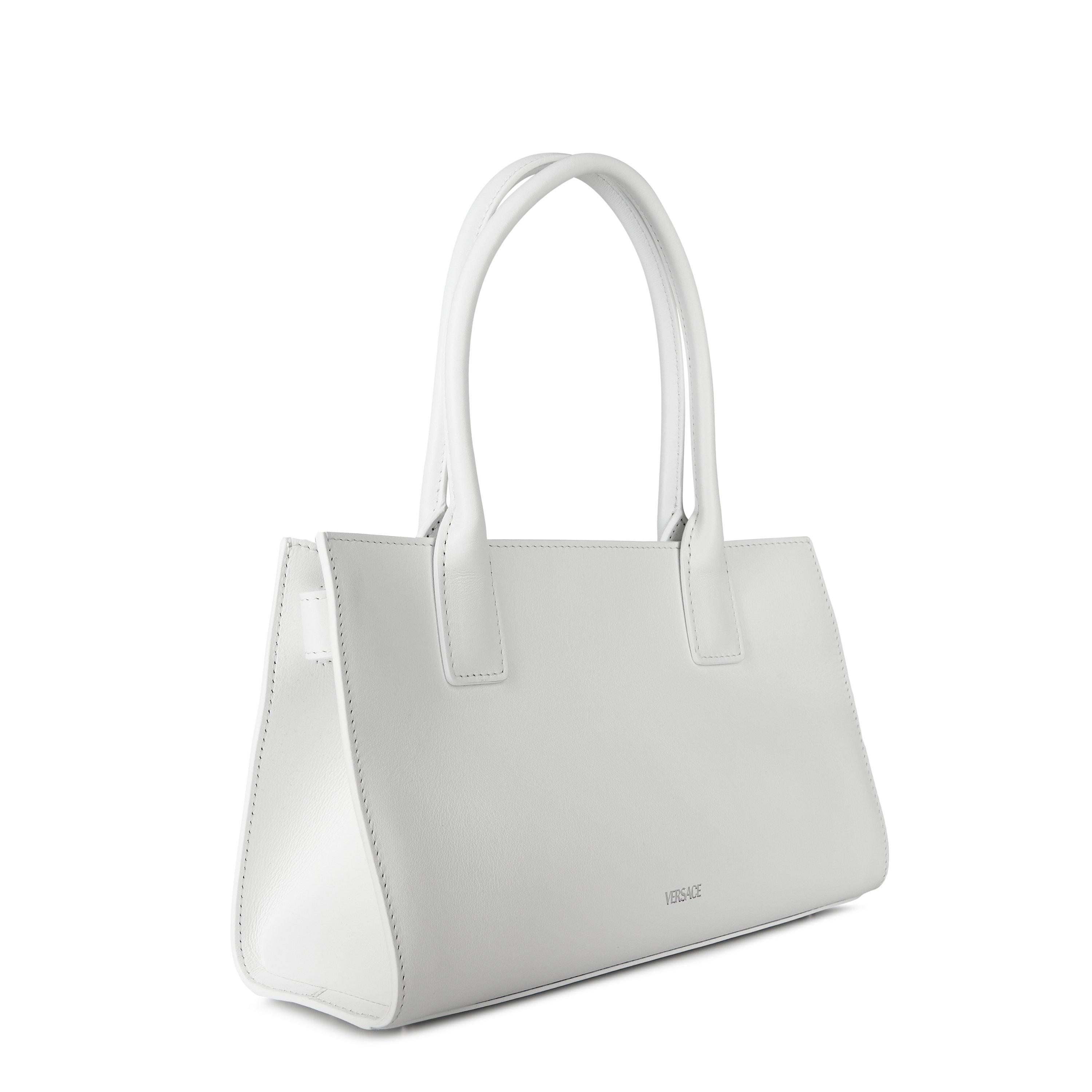 Optical White - Versace - Medium Medal Tote - 2
