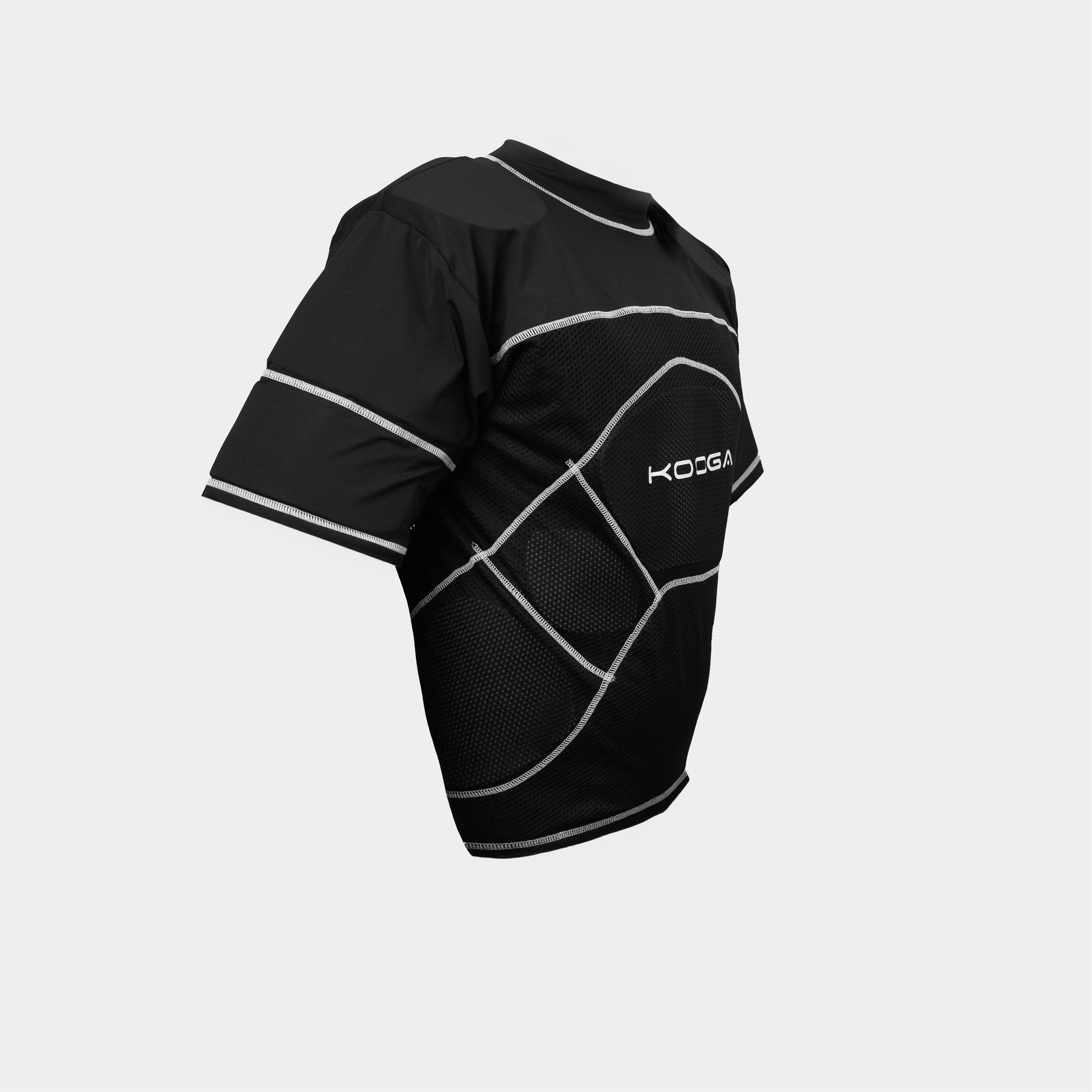Black - KooGa - KooGa Rugby Shoulder Vest Senior - 2