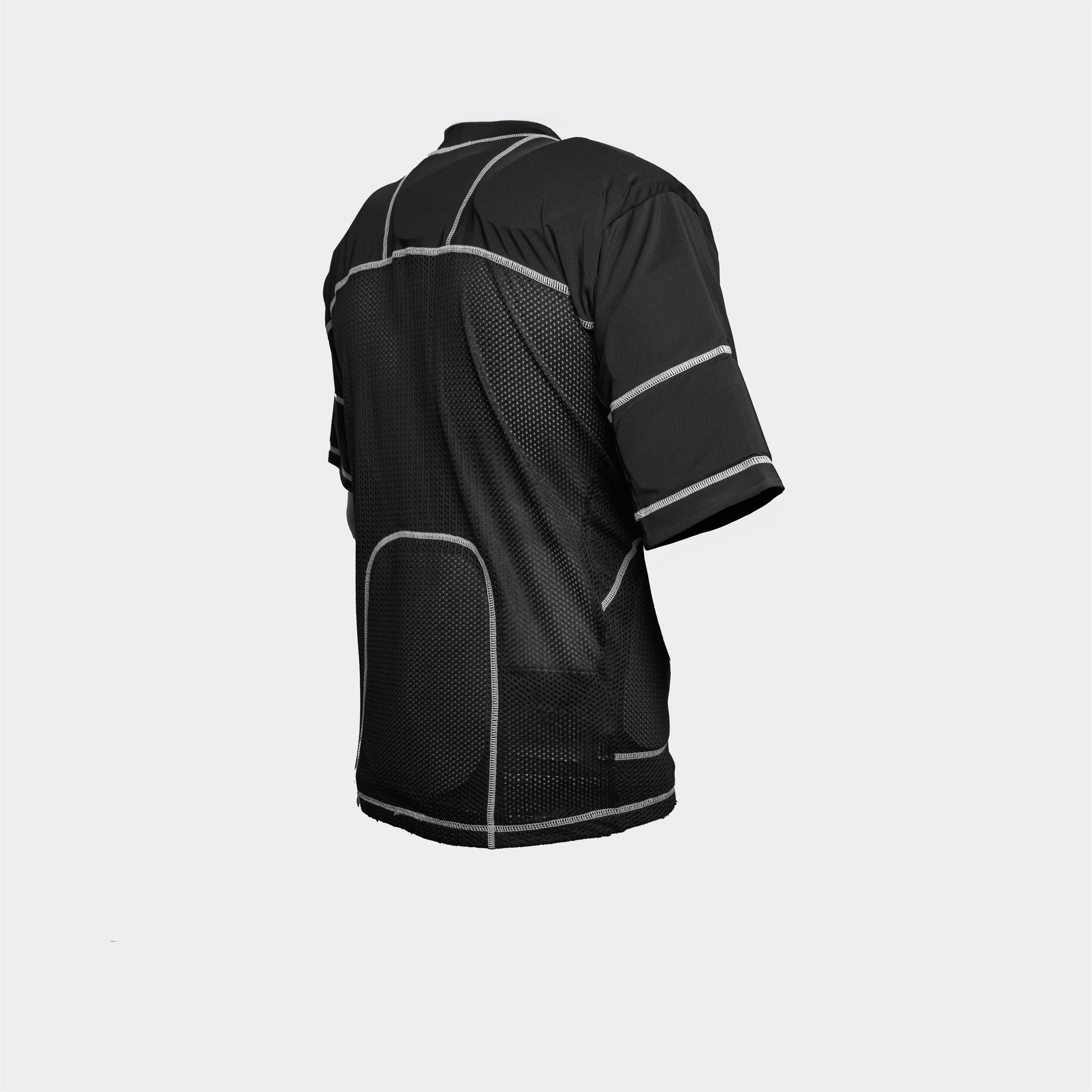 Black - KooGa - KooGa Rugby Shoulder Vest Senior - 3