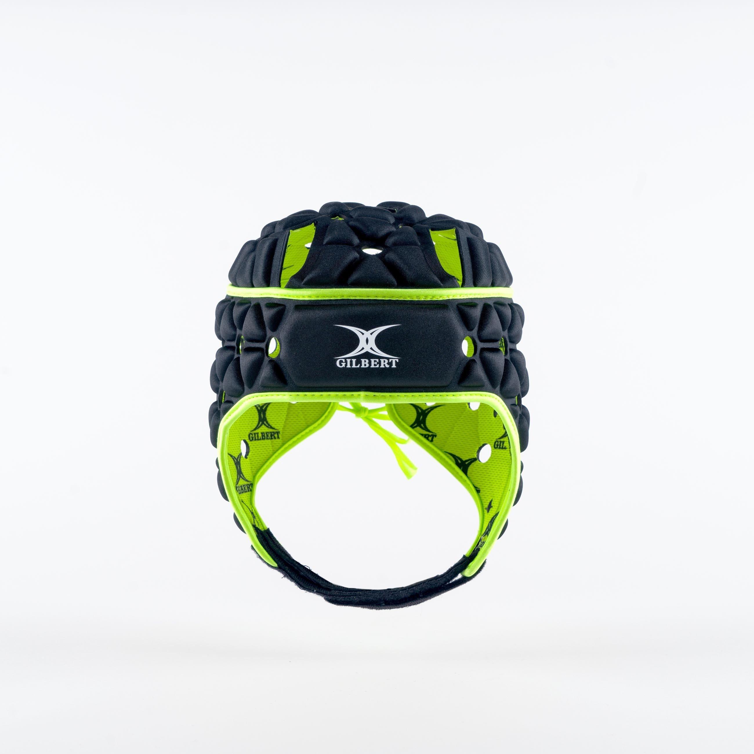 Black - Gilbert - Men's Air Protective Rugby Head Guards - 1