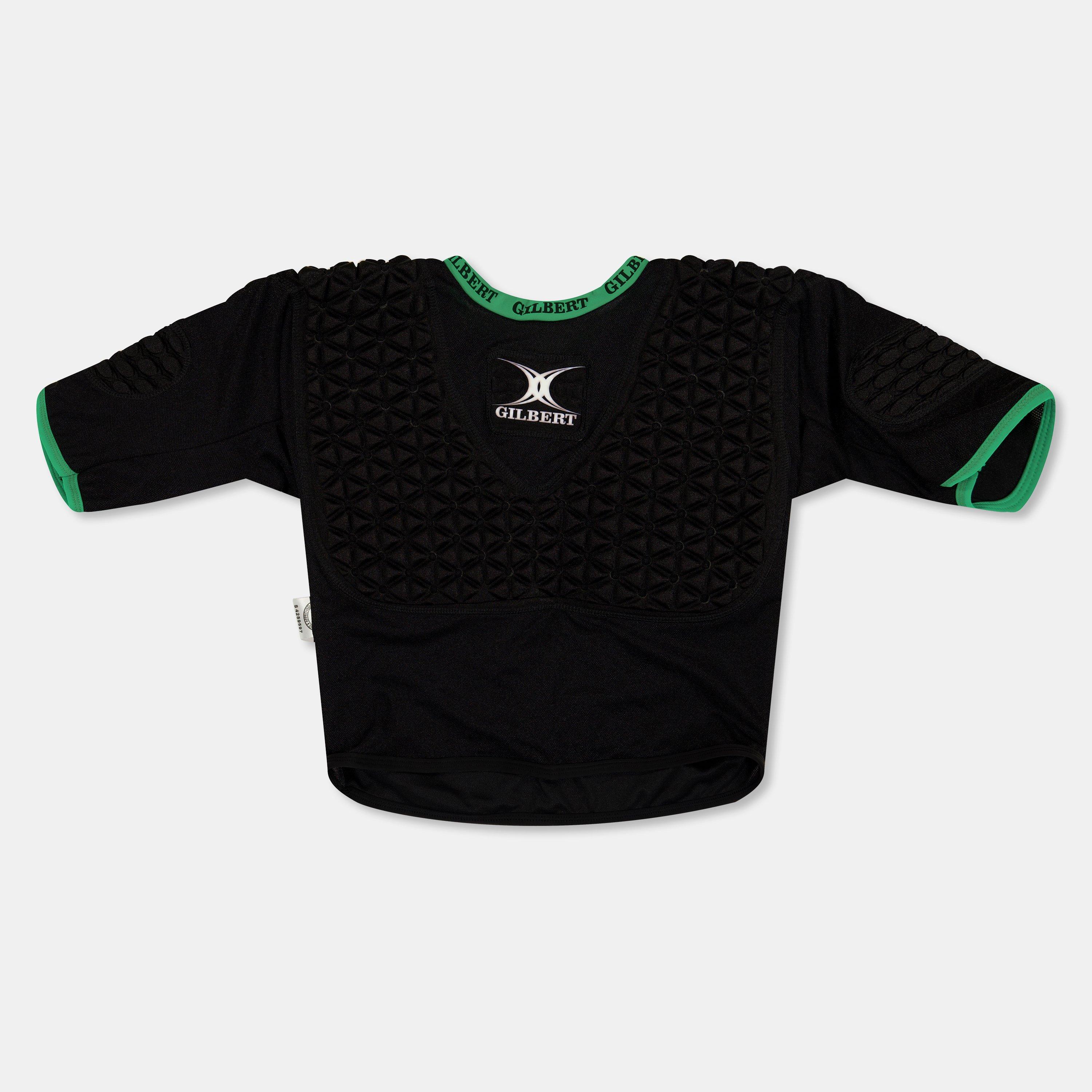 Black/Gren - Gilbert - Adults Triflex 99 Protective Rugby Pads - 1