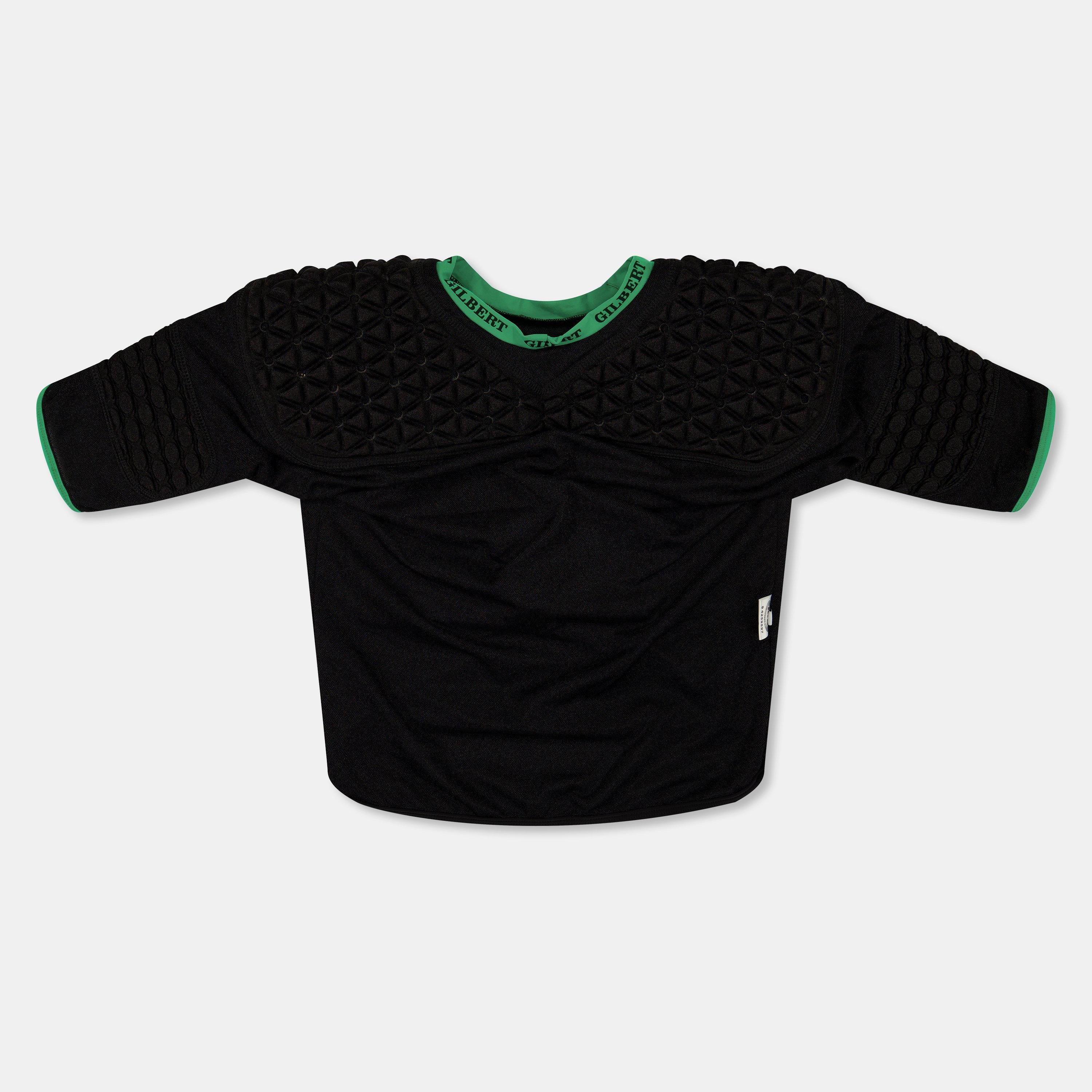 Black/Gren - Gilbert - Adults Triflex 99 Protective Rugby Pads - 2