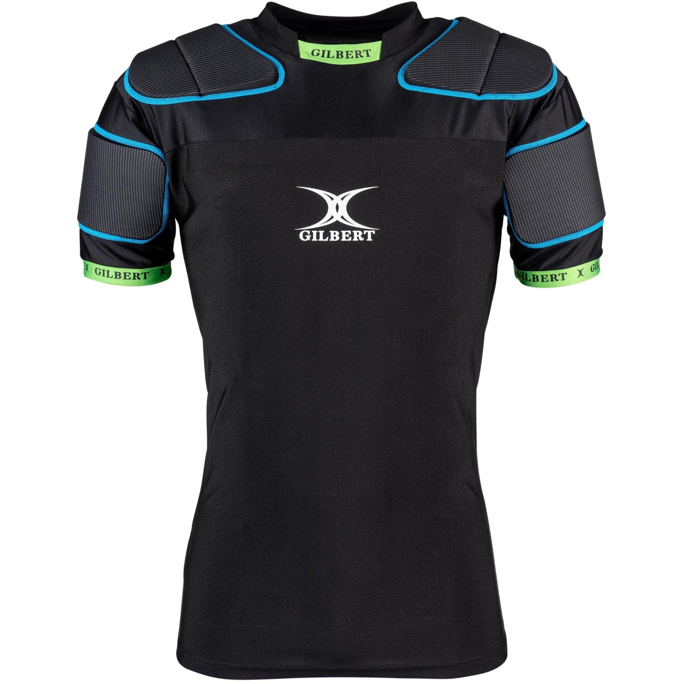 Blck/Bl/Grn - Gilbert - XP100 Rugby Protective Bodywear - 1