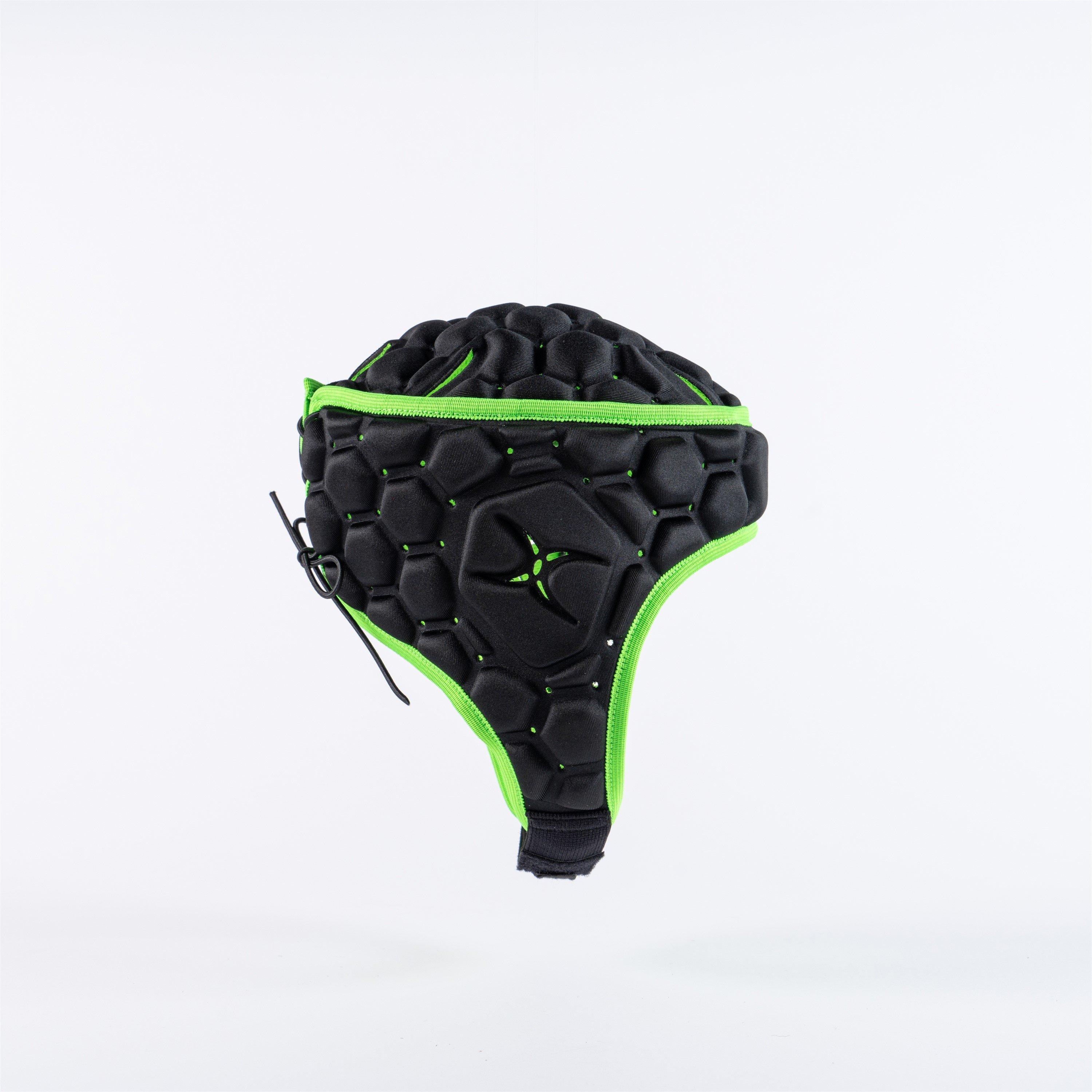 Black/Grn - Gilbert - Protective Rugby Head Guards - 2