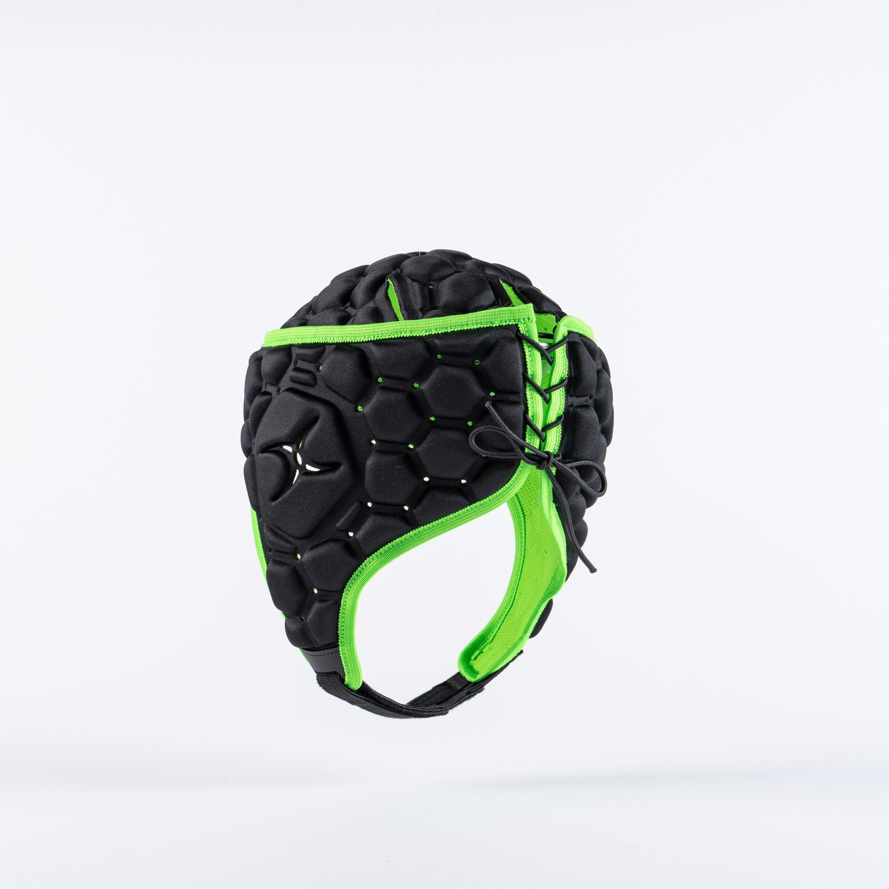 Black/Grn - Gilbert - Protective Rugby Head Guards - 3