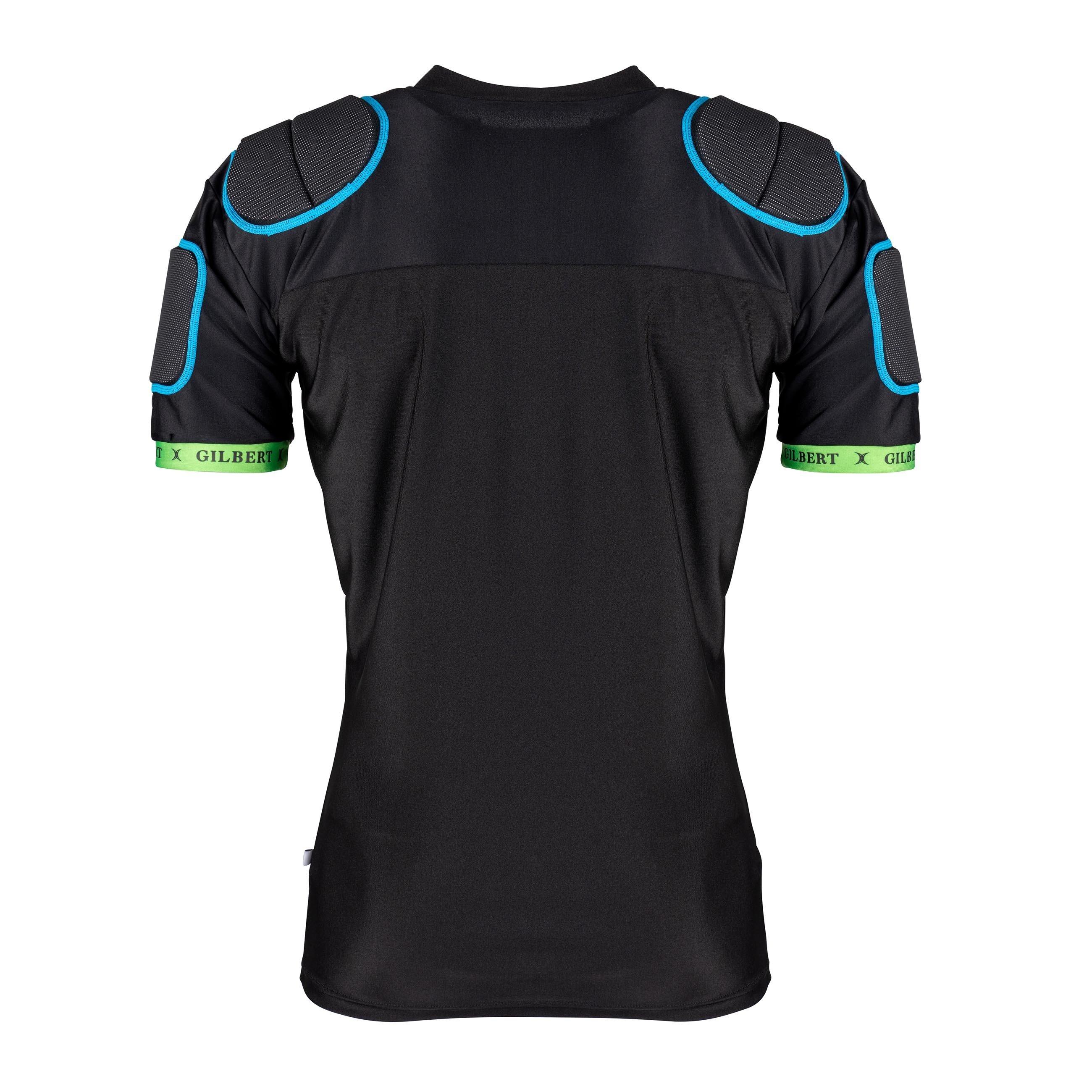 Blck/Bl/Grn - Gilbert - Kids' XP100 Rugby Protective Bodywear - 2