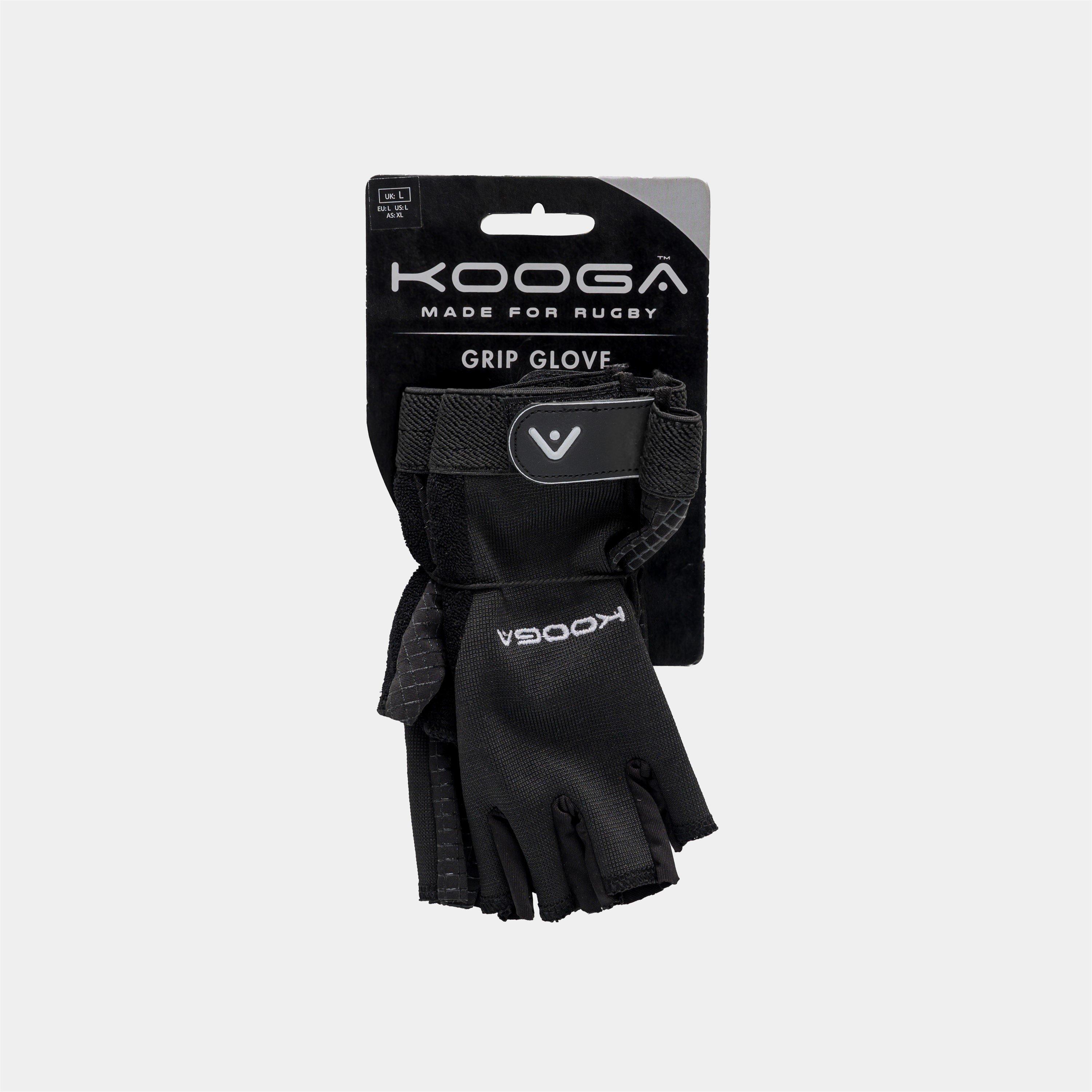 Black - KooGa - Rugby Gloves Mens - 4