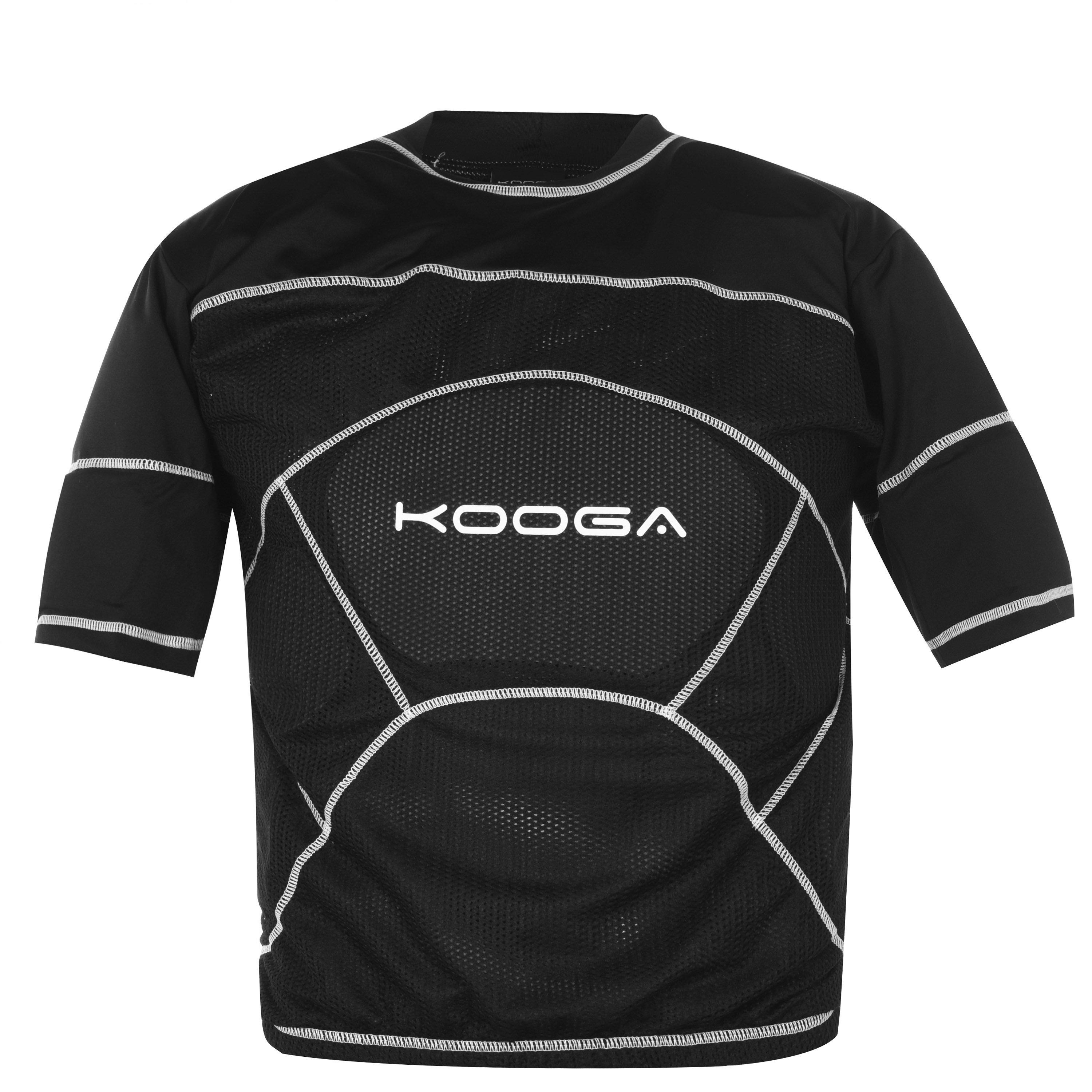 Black - KooGa - Shoulder Pad Top Mens - 1