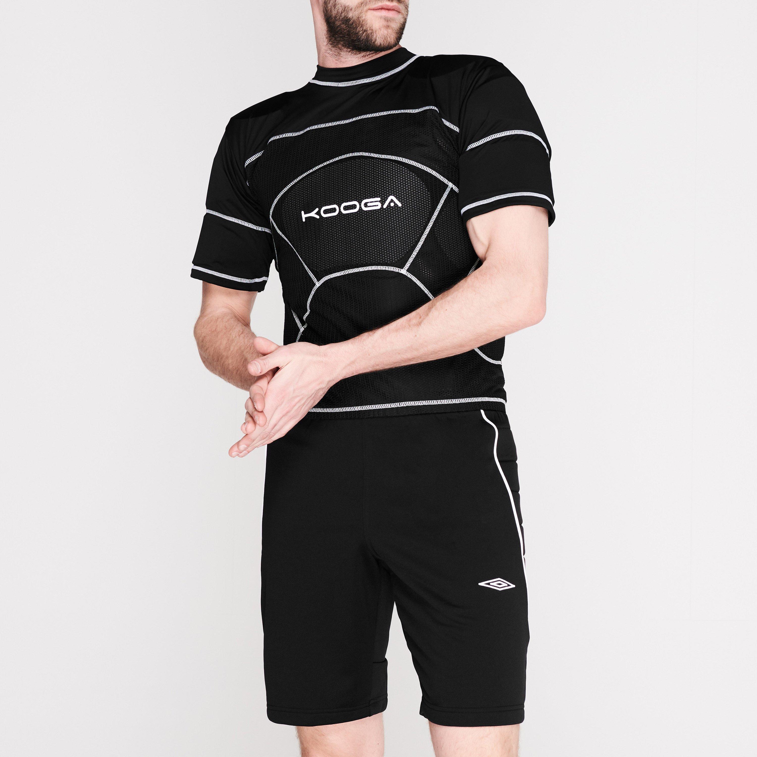 Black - KooGa - Shoulder Pad Top Mens - 2