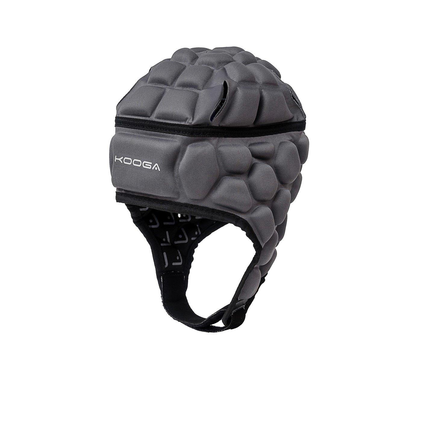 Kooga Boys Evo Head Guard Junior - Charcoal - Large Jnr