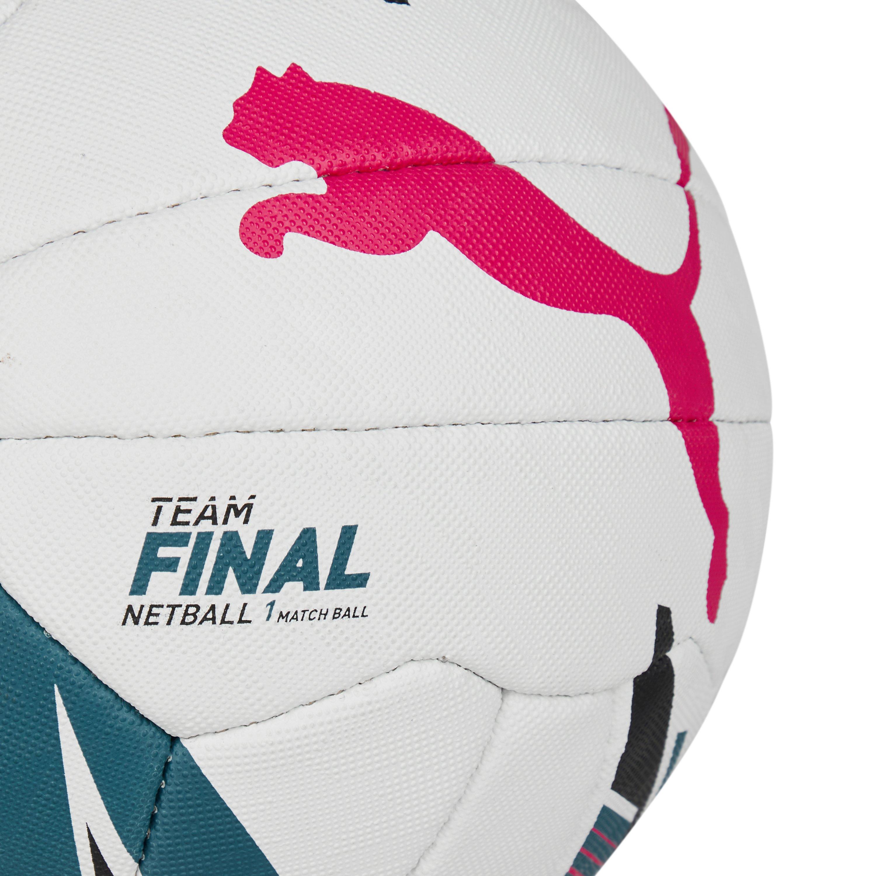 White/Rose/Red - Puma - Adults teamFINAL Match Netballs - 3