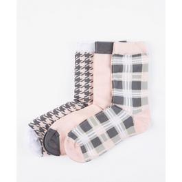 Barbour Pink Mix Sock Gift Set