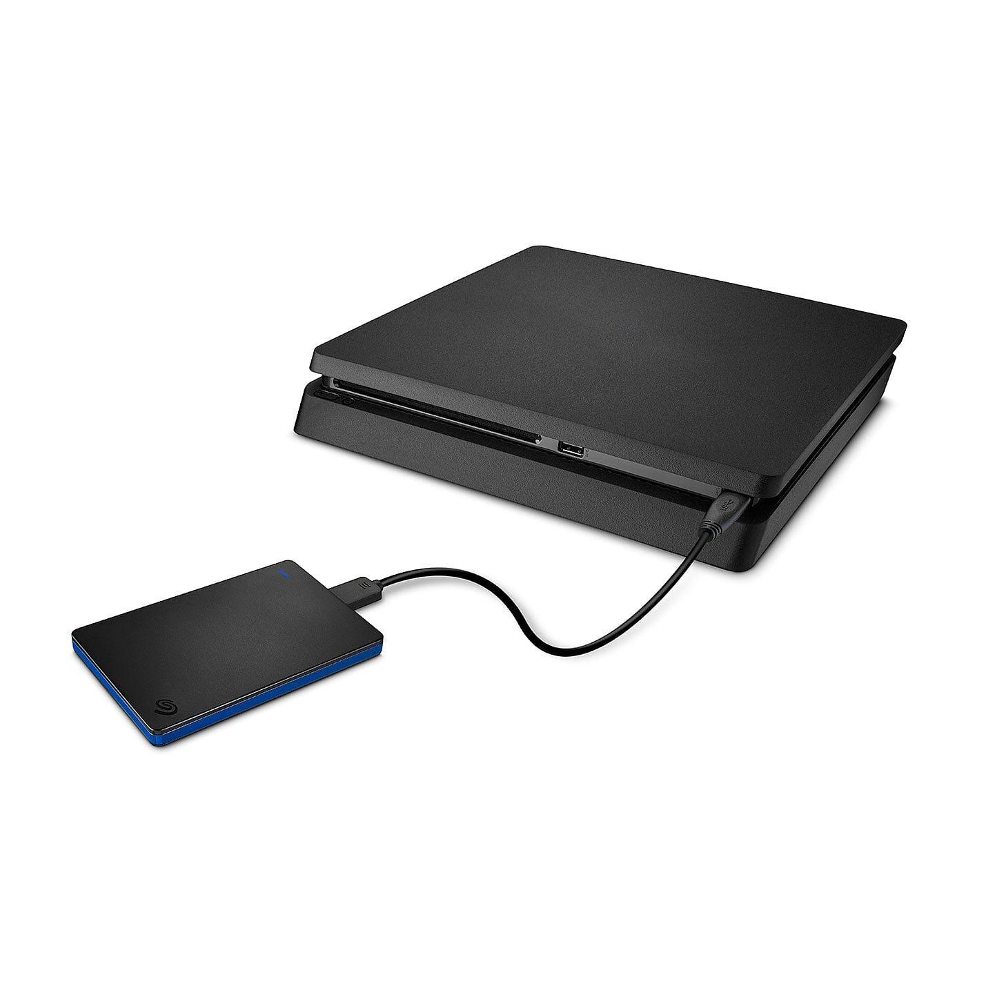 2TB - Seagate - 2TB Game Drive for PS4 - Black - 2