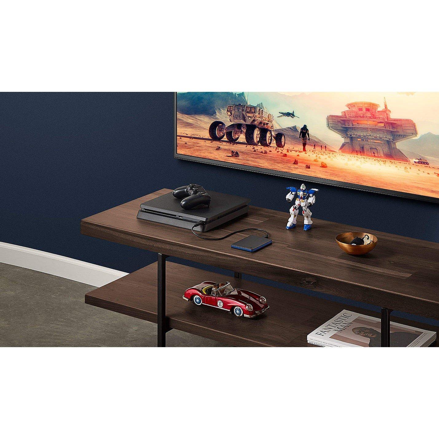 2TB - Seagate - 2TB Game Drive for PS4 - Black - 3