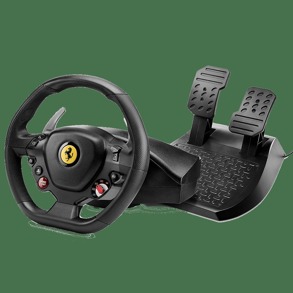 Thrustmaster  T80 Ferrari 488 Gtb Edition Wheel For Ps4/5 & Pc - Black
