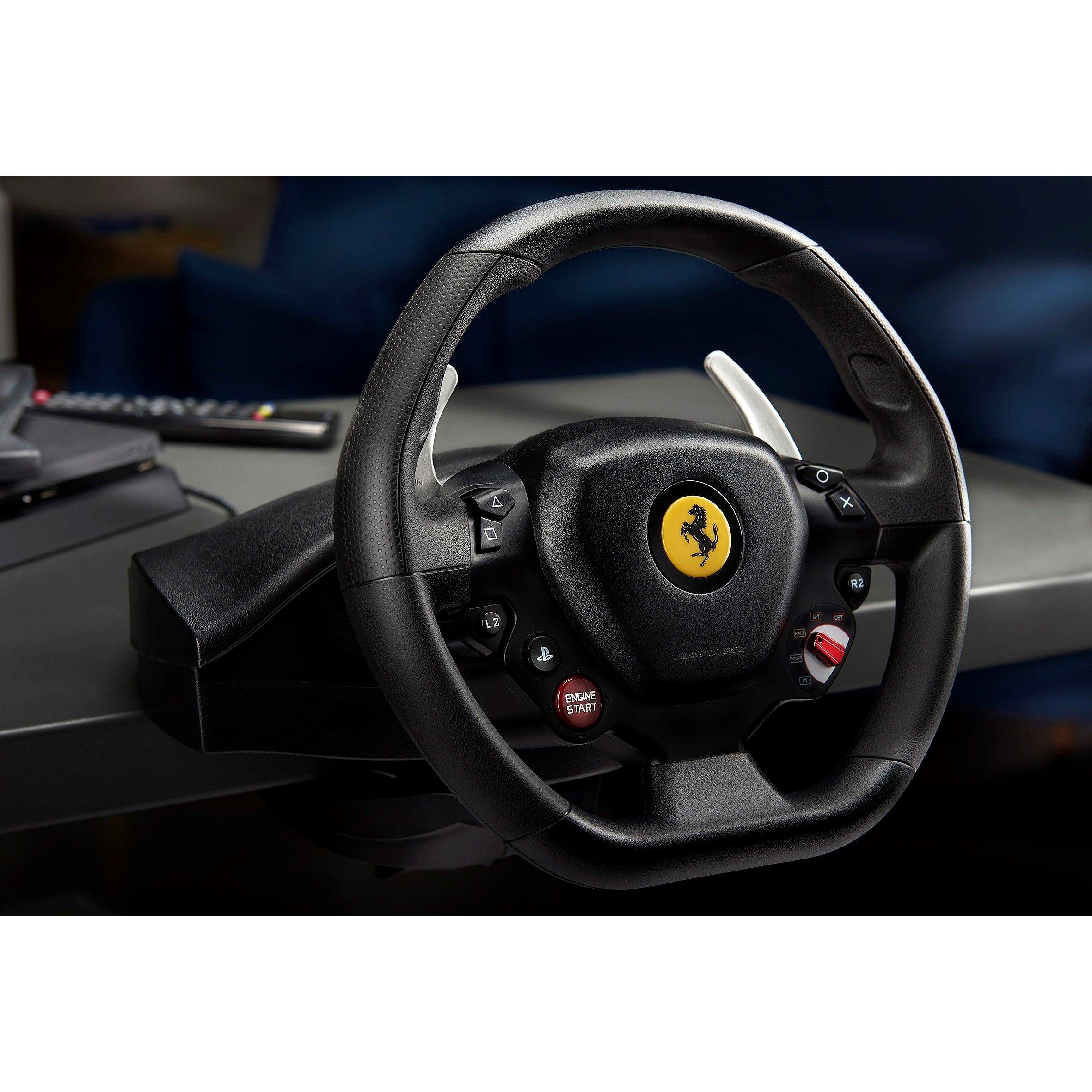 Schwarz - Thrustmaster - T80 Ferrari 488 GTB Edition Wheel - 6