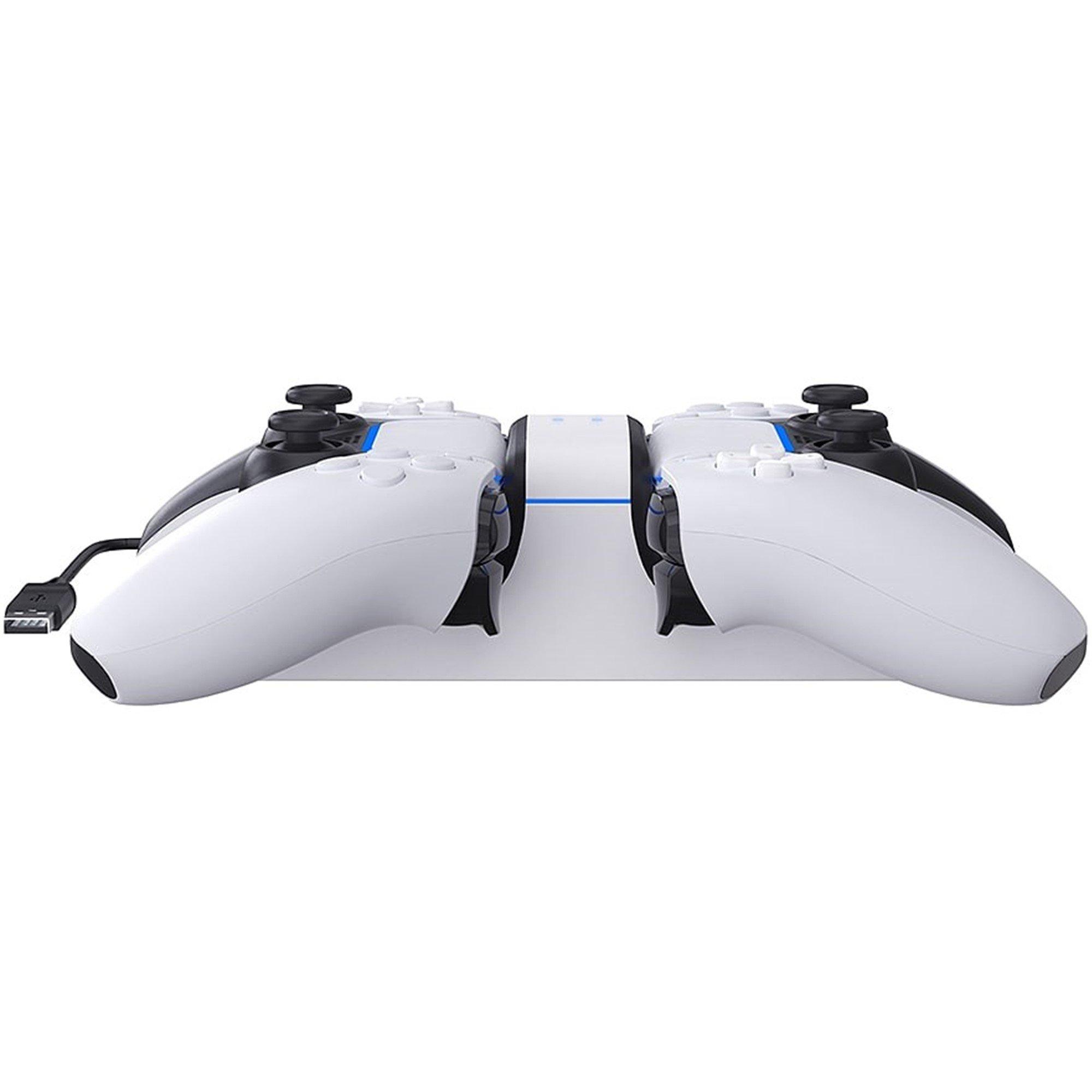 Blanc - GAMEware - White Dual Charger for PS5 - 4