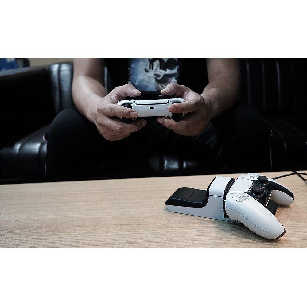 Blanc - GAMEware - White Dual Charger for PS5 - 5