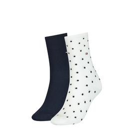 Tommy Hilfiger Tommy Hilfiger Dot Crew Socks 2 Pack Ladies