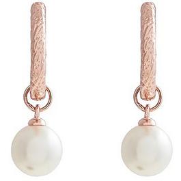 Olivia Burton Antique Pearl Charm Hoops