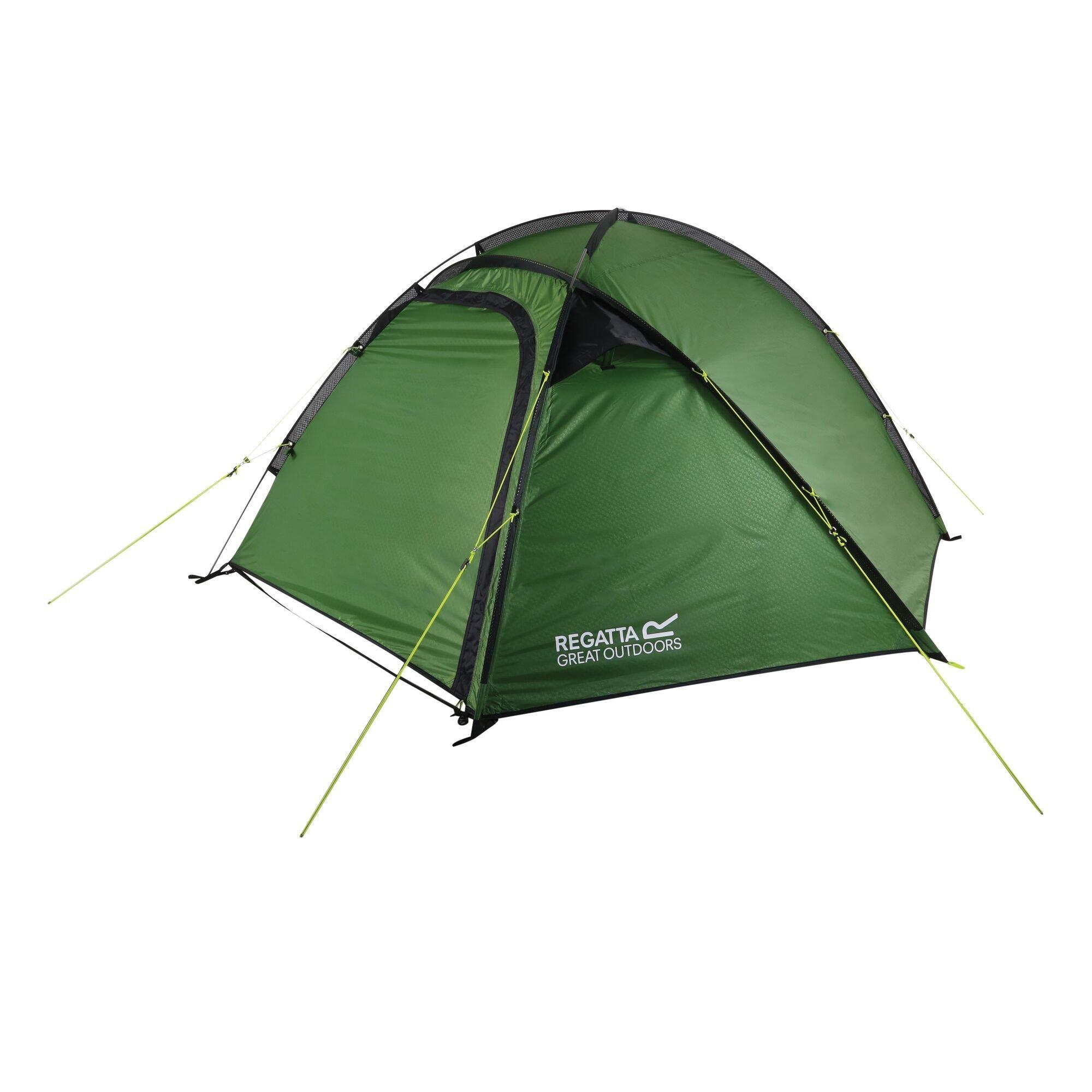 Regatta  Montegra Geo 3 Person Backpacking Dome Tent - Alpine Green - Sgl