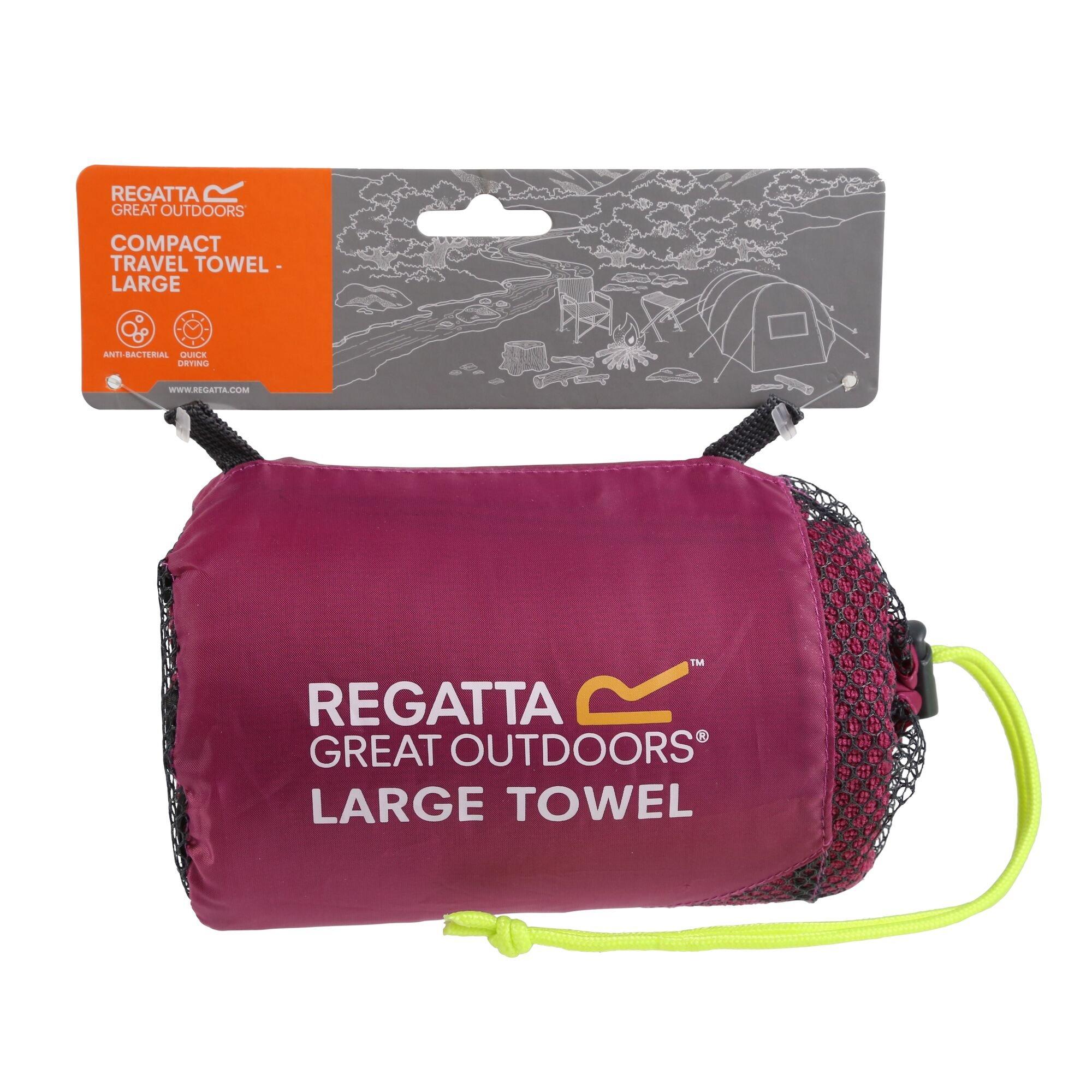 Regatta  Compact Large Travel Towel - Dark Cerise