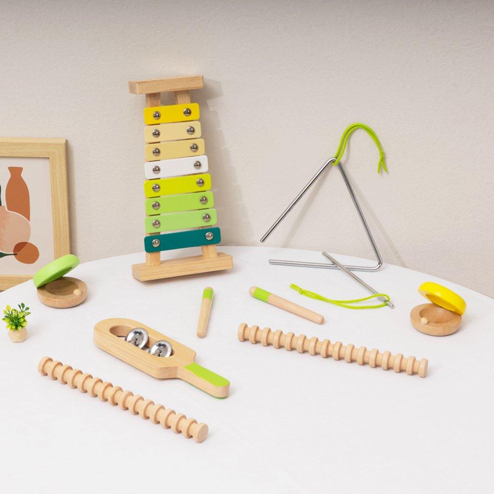 Multi - Tooky Toy - 5-in-1 Wooden Music Set - 2