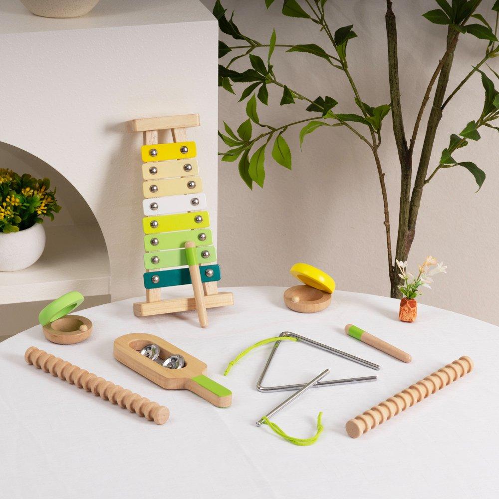 Multi - Tooky Toy - 5-in-1 Wooden Music Set - 3
