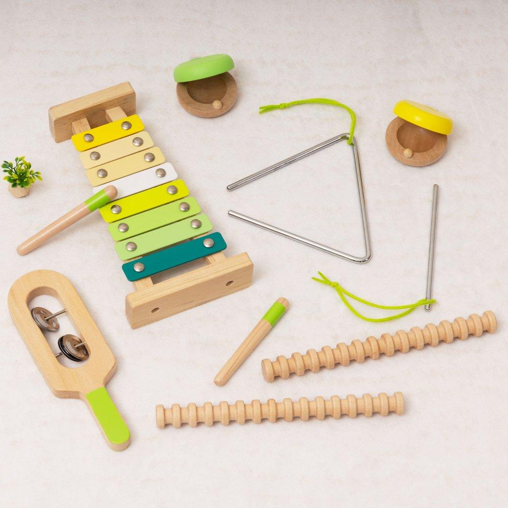 Multi - Tooky Toy - 5-in-1 Wooden Music Set - 4