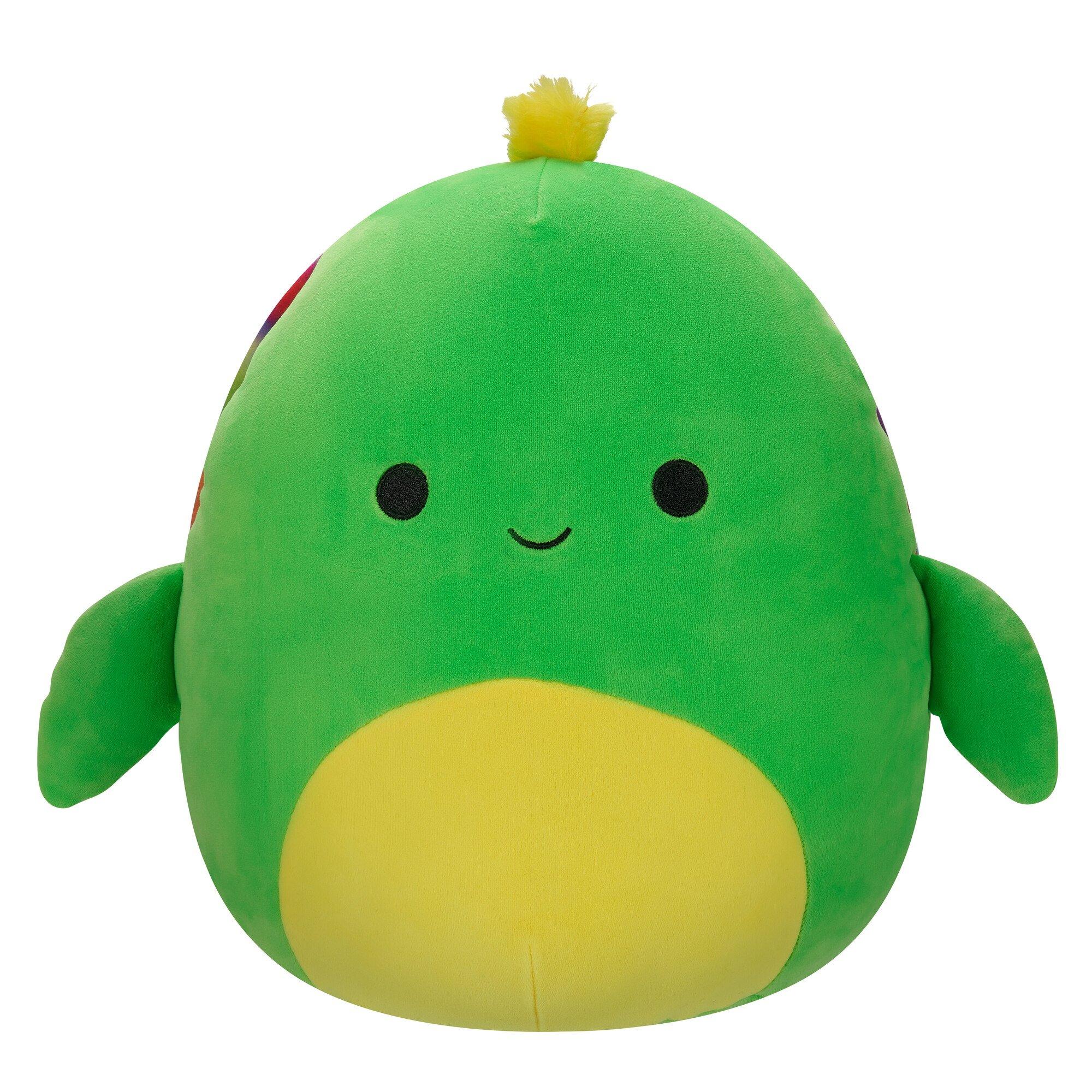Varer - Squishmallows - Original Squishmallows 12-Inch - Lars the Neon Green Turtle with Neon Tie-Dye Shell Plush - 1