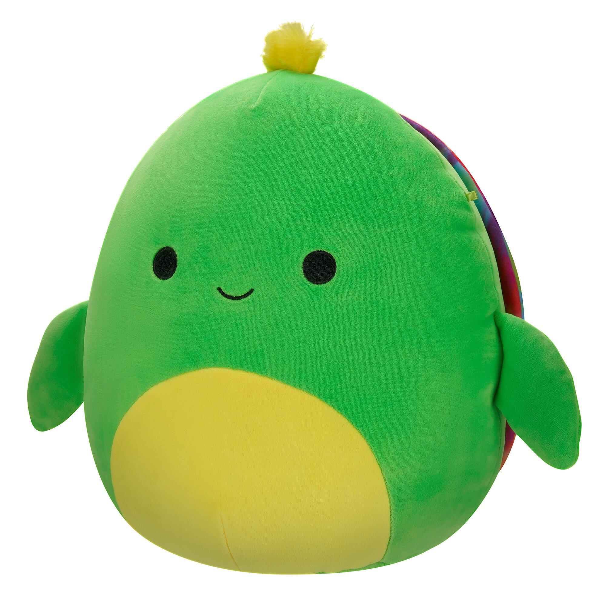 Varer - Squishmallows - Original Squishmallows 12-Inch - Lars the Neon Green Turtle with Neon Tie-Dye Shell Plush - 6