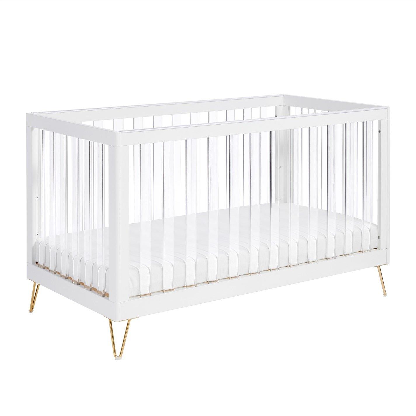 Acrylic - Babymore - Kimi XL Acrylic Cot Bed - 1
