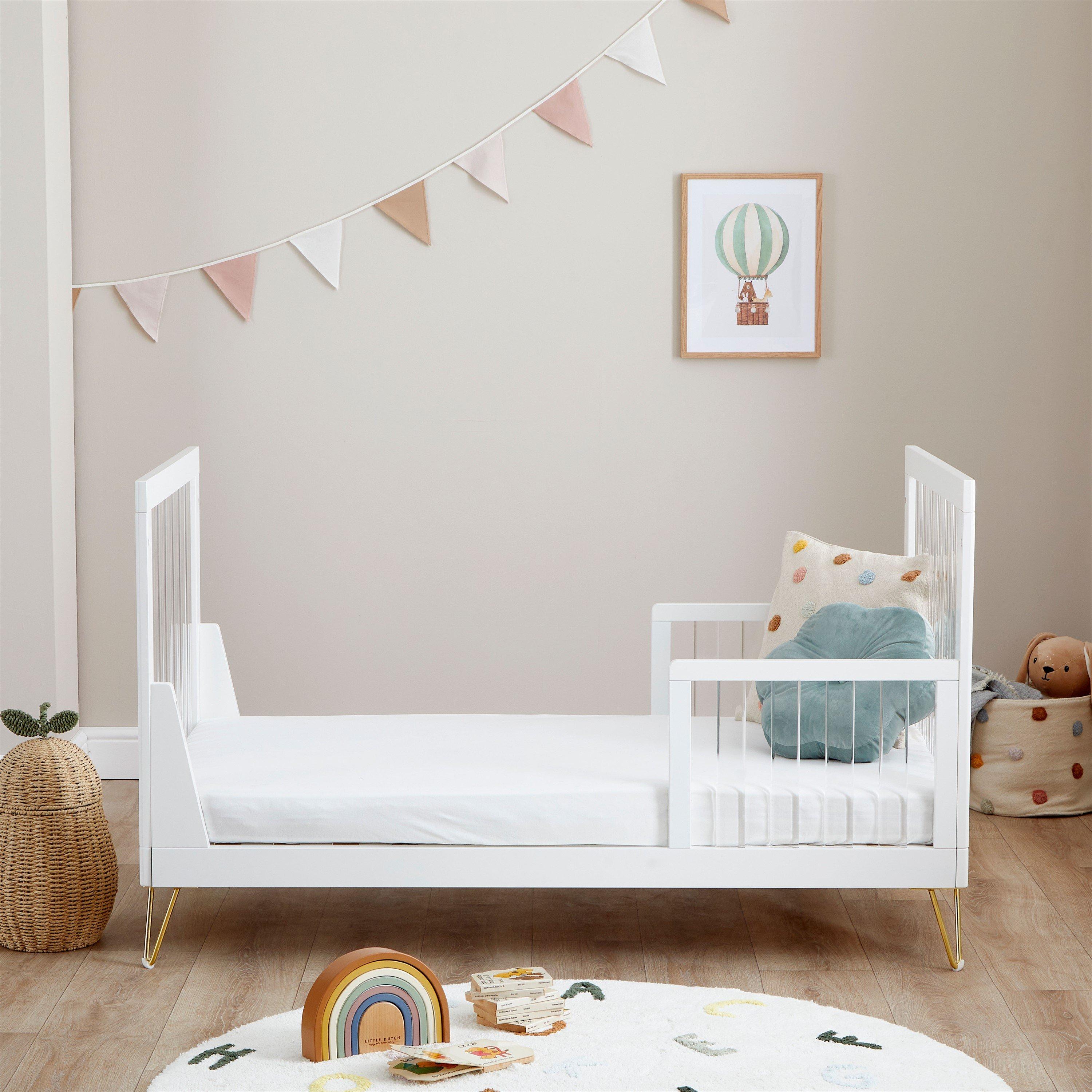 Acrylic - Babymore - Kimi XL Acrylic Cot Bed - 6