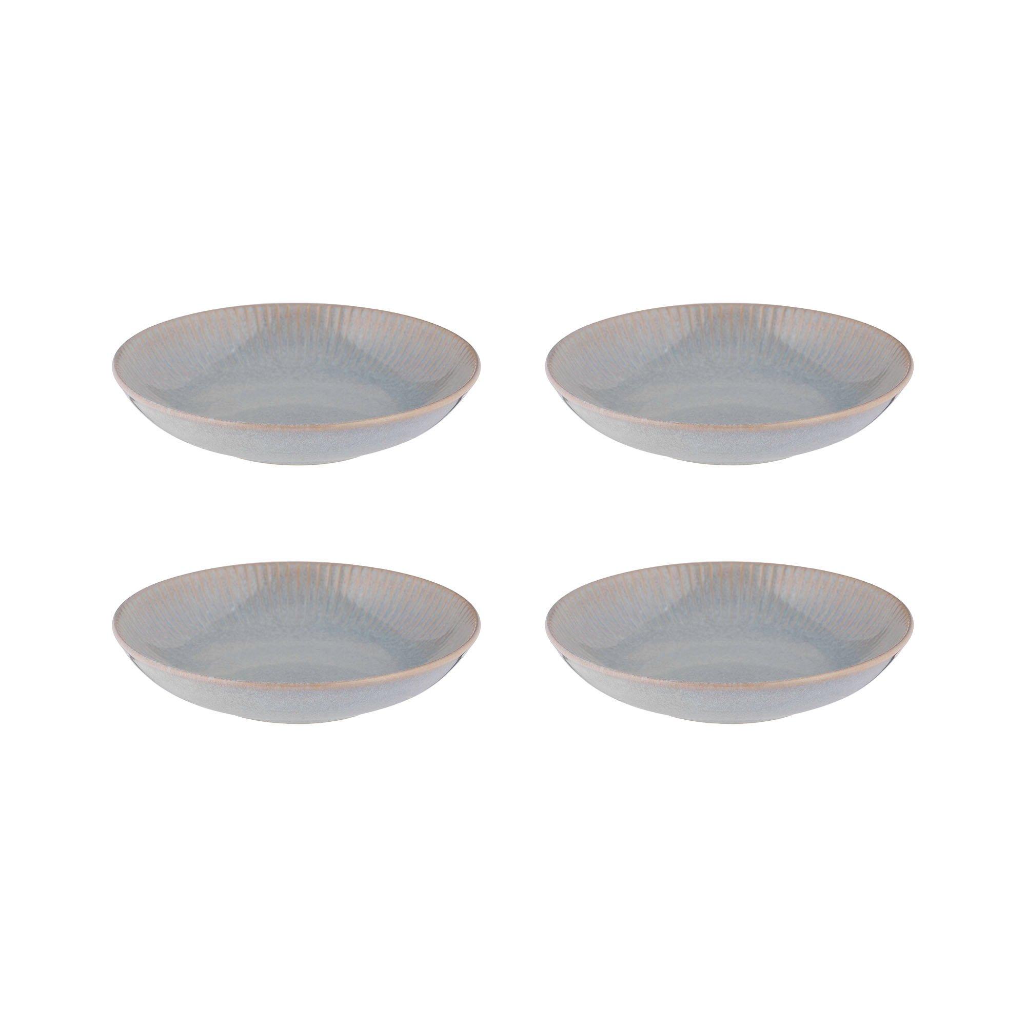 Grey - Mason Cash - Reactive Linear Grey Pasta Bowls x4 - 2
