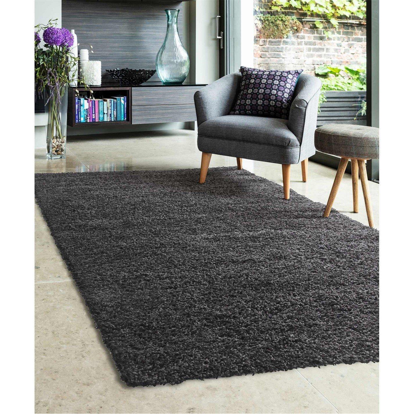 Homemaker  Delta Shaggy Rug41 - Charcoal - 200x290cm