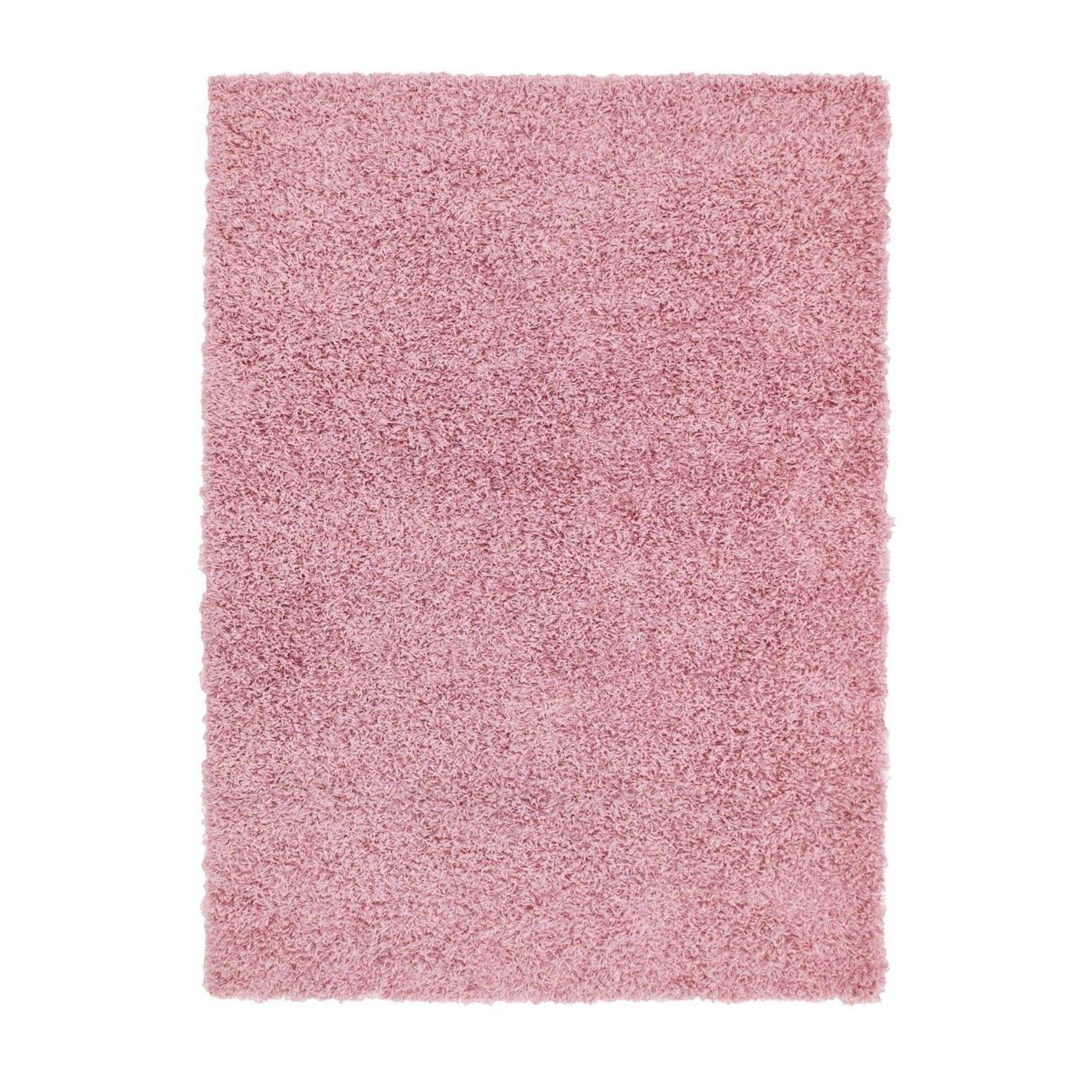 Blush Pink - Studio - Delta Shaggy Rug41 - 3