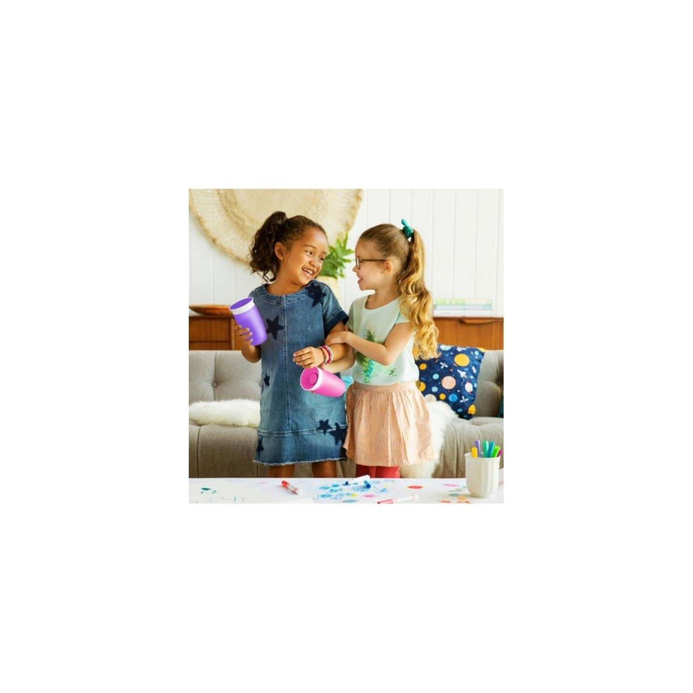 Pink - Munchkin - Miracle 360 Sippy Cup 2 pack Pink/Purple - 4