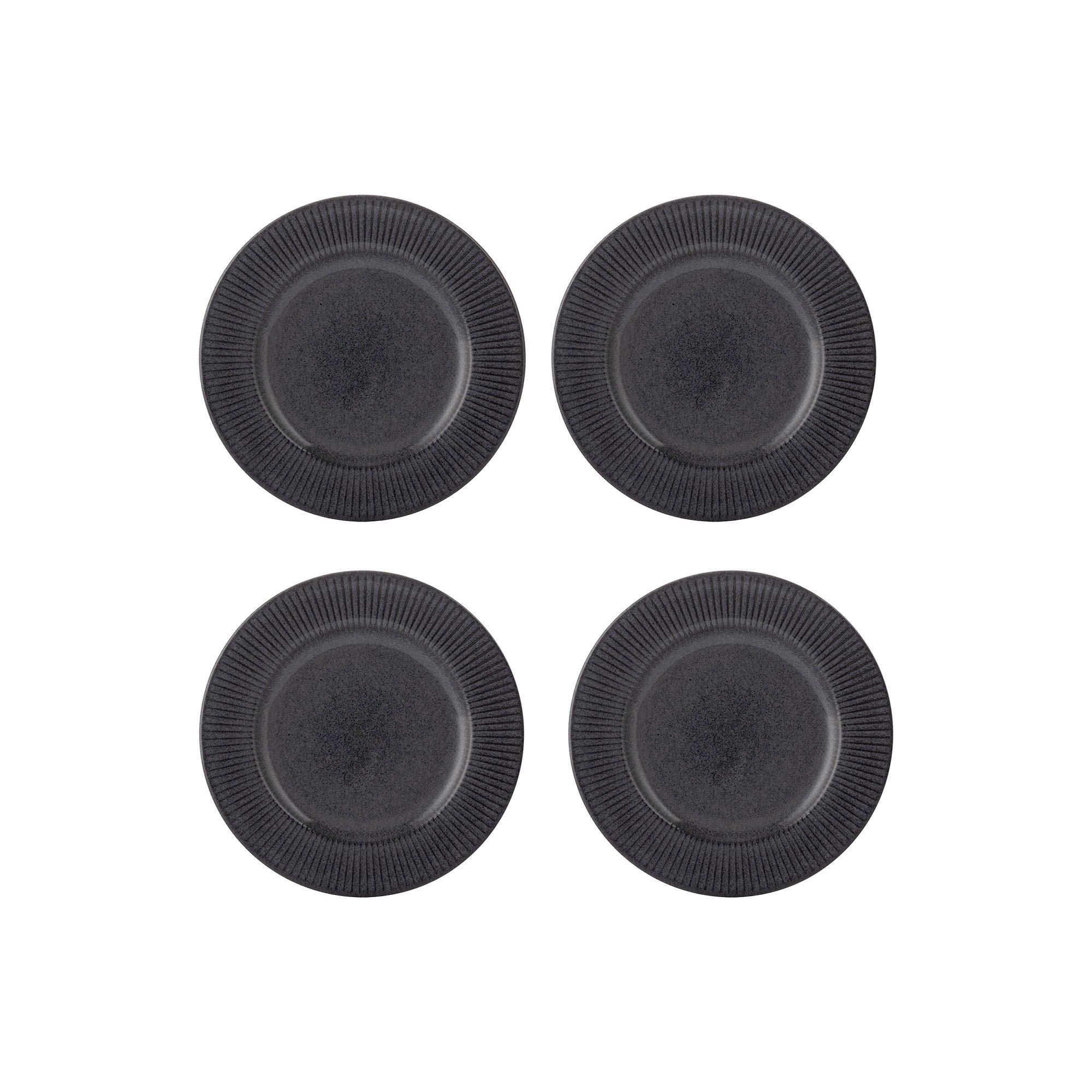Black - Mason Cash - Reactive Linear Black Side Plates x4 - 2