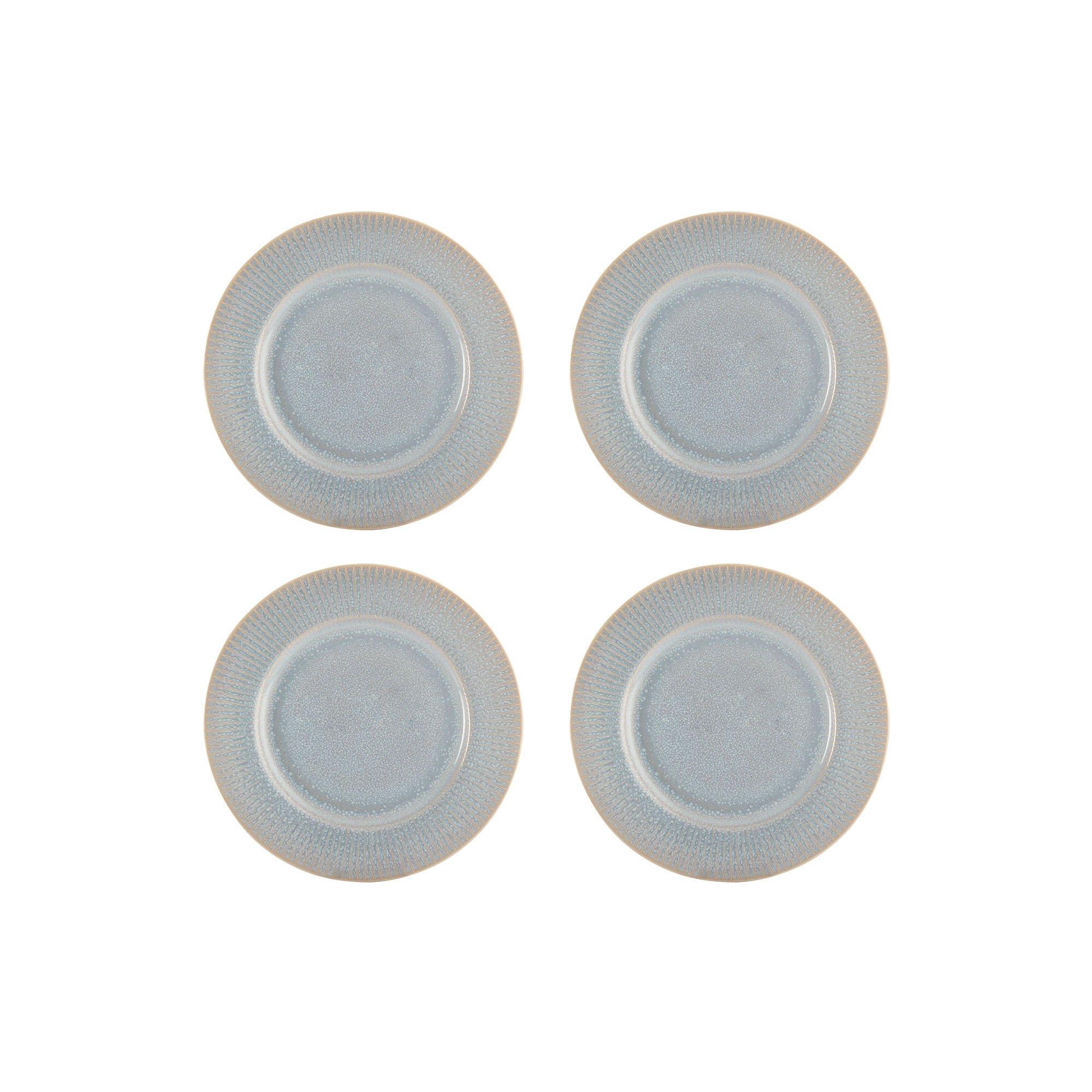 Grey - Mason Cash - Reactive Linear Grey Side Plates x4 - 2