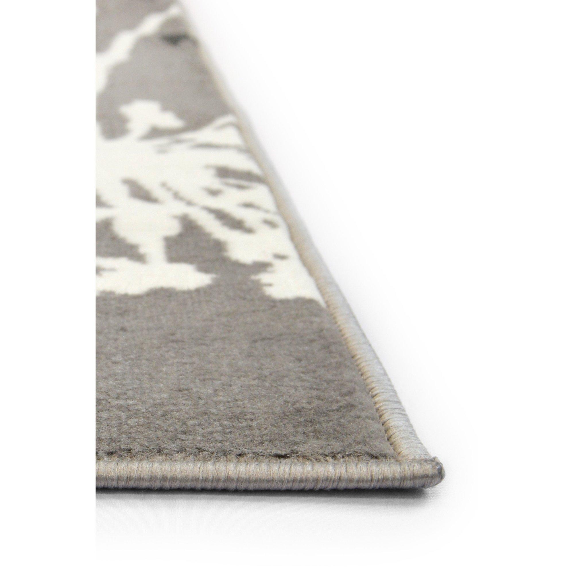 Grey - Homemaker - Floral Butterfly Rug Grey - 3