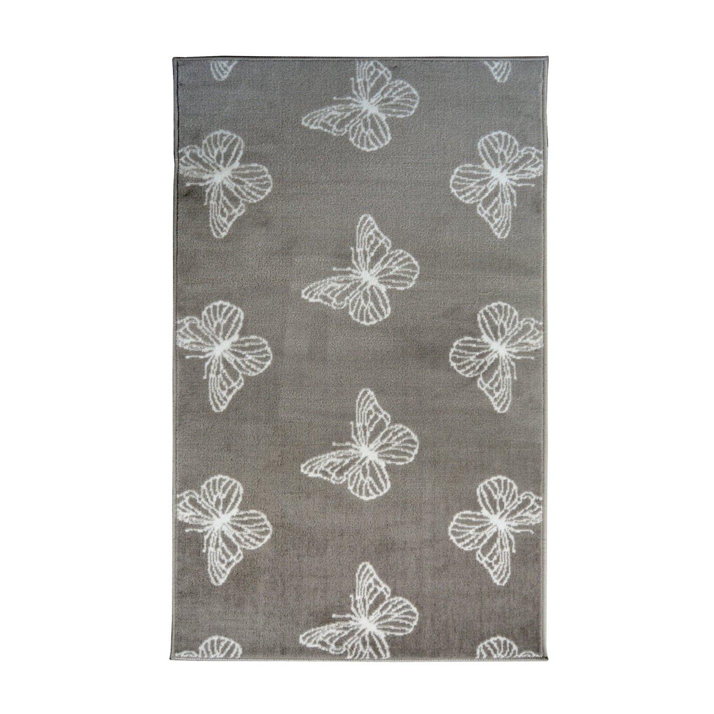 Silver - Homemaker - Butterfly Scatters rug - 2